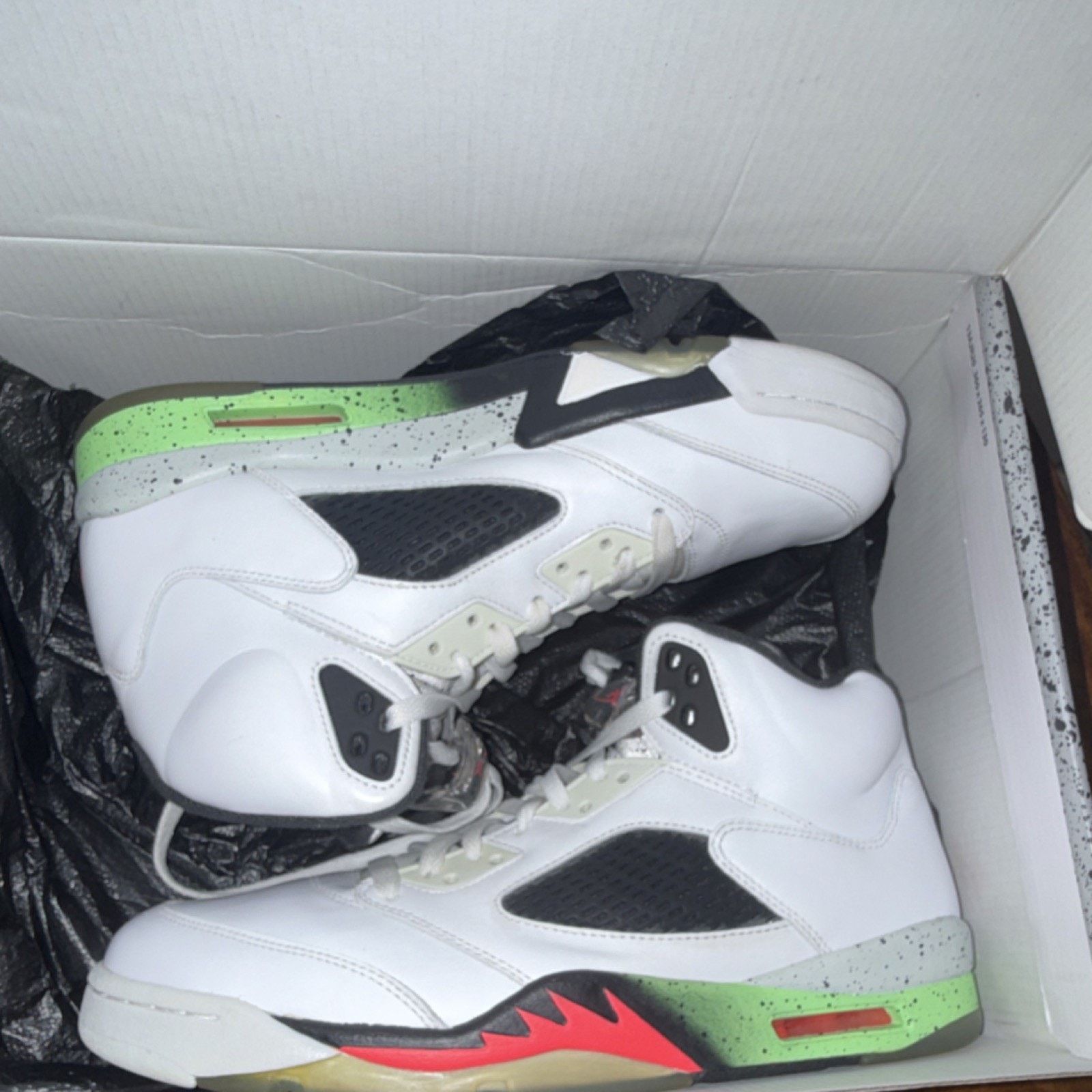 Nike Jordan Air Jordan 5 Retro Pro Stars White Black OG BOX M11 Size US 11 / EU 44 - 8 Thumbnail