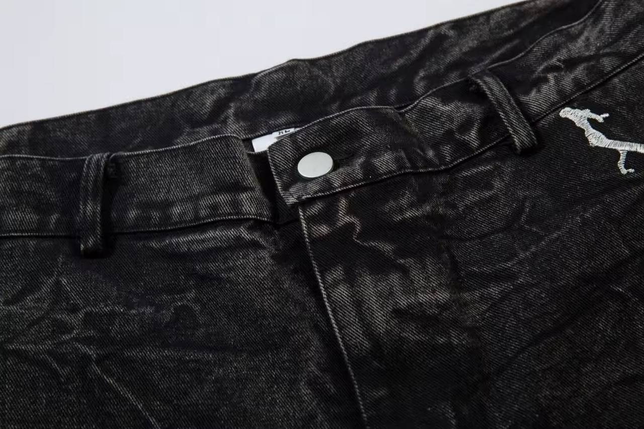 Japanese Brand × Vintage casual baggy high-waisted jeans. Size US 36 / EU 52 - 9 Thumbnail