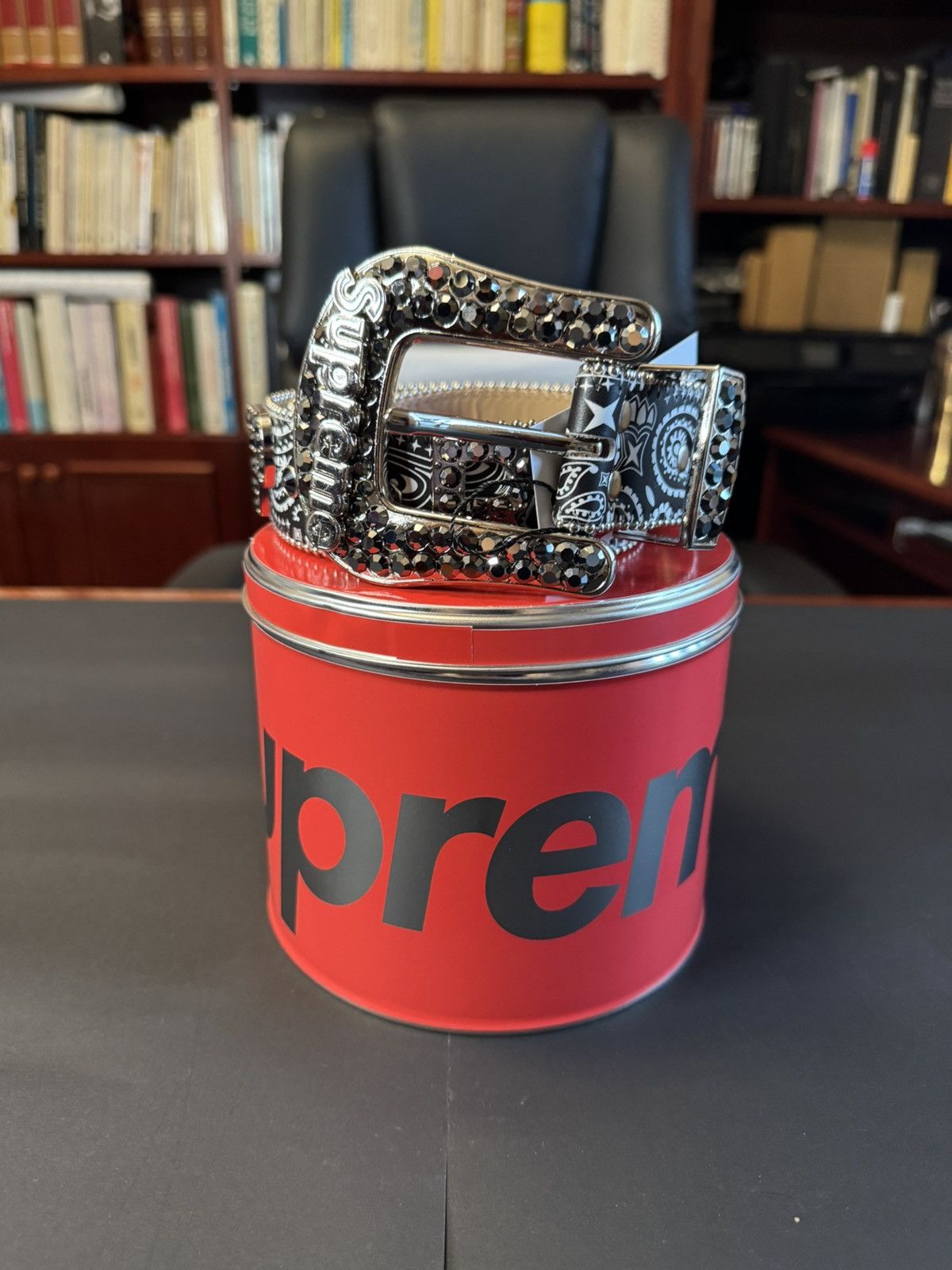 B.B. Simon × Supreme Supreme b.b. Simon Bandana Belt Size 28 - 1 Thumbnail