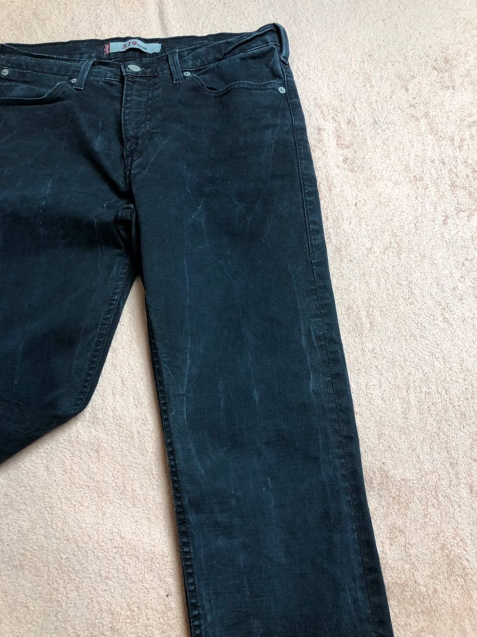Levi's Vintage Levi's 519 Jeans Straight Leg Dark Wash Denim JEANS Size US 32 / EU 48 - 11 Thumbnail