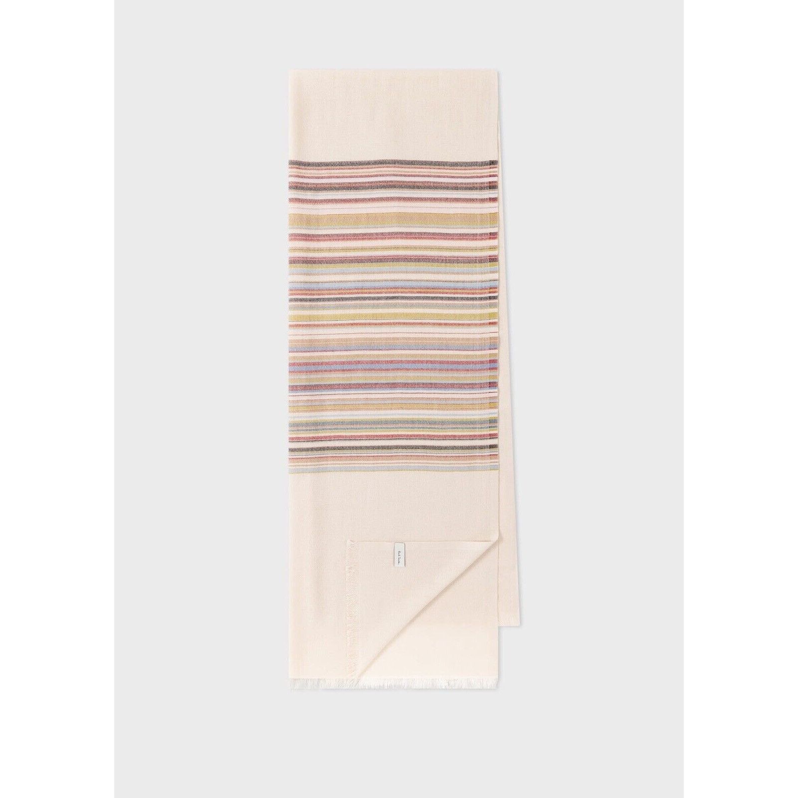 Paul Smith NWT Paul Smith $225 silk/wool signature stripe block scarf. Size ONE SIZE - 1 Thumbnail