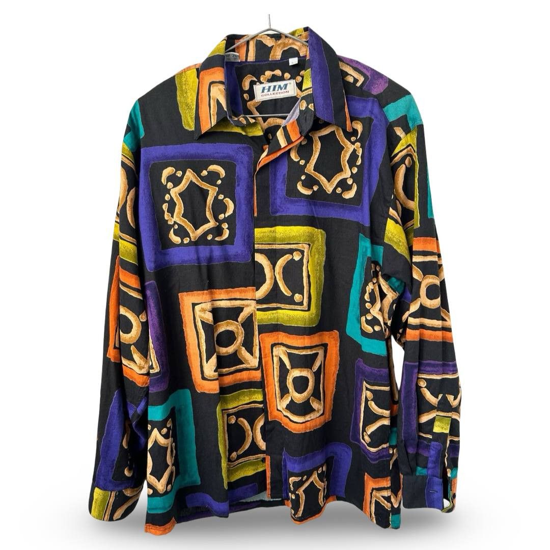 Vintage VTG coloured shirt #598 Size US L / EU 52-54 / 3 - 1 Thumbnail