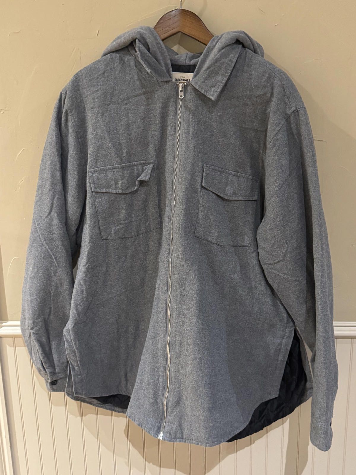 Designer Fog Essentials Zip-Up Hooded Jacket - Size XL Size US XL / EU 56 / 4 - 1 Thumbnail