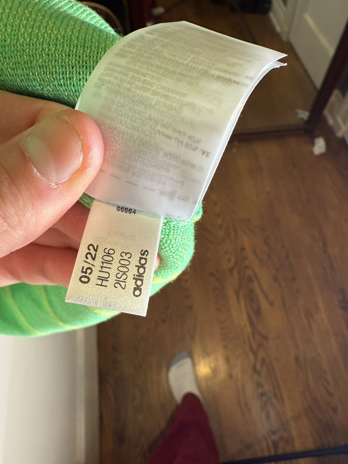 Adidas × Pharrell Adidas x Pharrell Human Race Hu Green Knit Polo Jersey Size US L / EU 52-54 / 3 - 5 Thumbnail