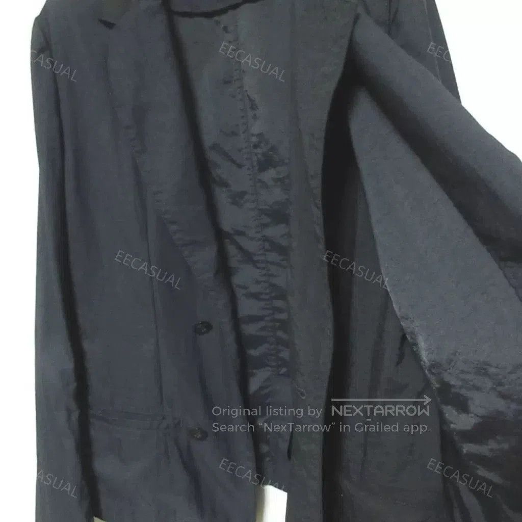 Y's Asymmetrical Layered Black Jacket. Size S / US 4 / IT 40 - 6 Thumbnail