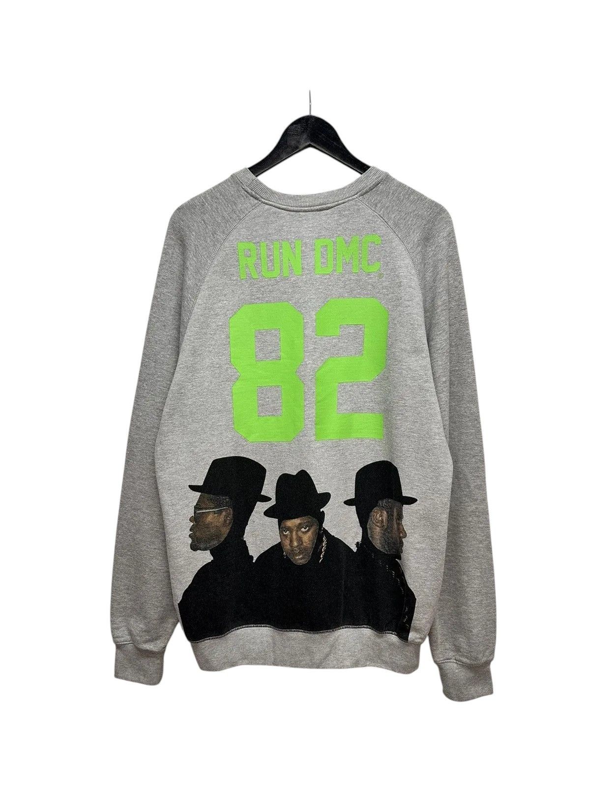 RUN DMC Run DMC Vintage Grey Graphic Sweatshirt L Size Size US L / EU 52-54 / 3 - 6 Thumbnail