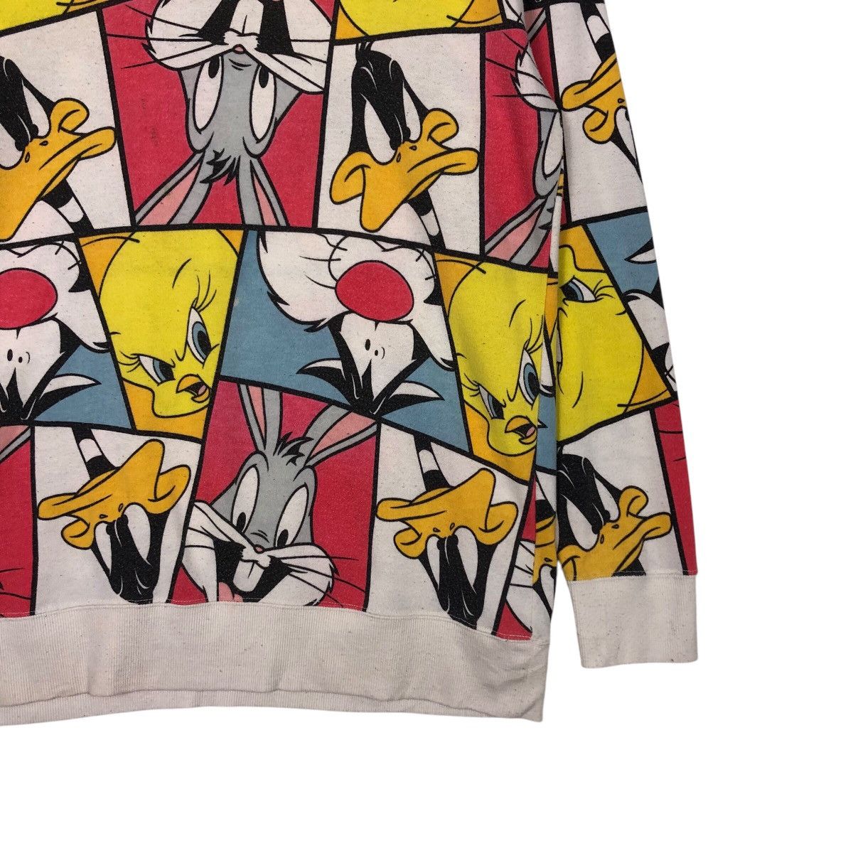 Cartoon Network 📌Vintage Sweatshirt Full Print Looney Tunes Big Logo Size US L / EU 52-54 / 3 - 6 Thumbnail