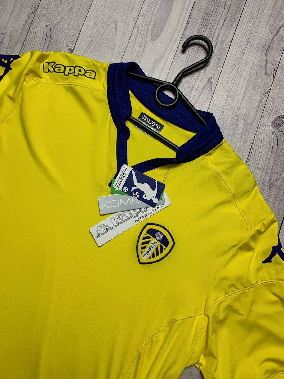 Kappa Kappa Leeds soccer jersey Size XL yellow Size US XL / EU 56 / 4 - 2 Thumbnail