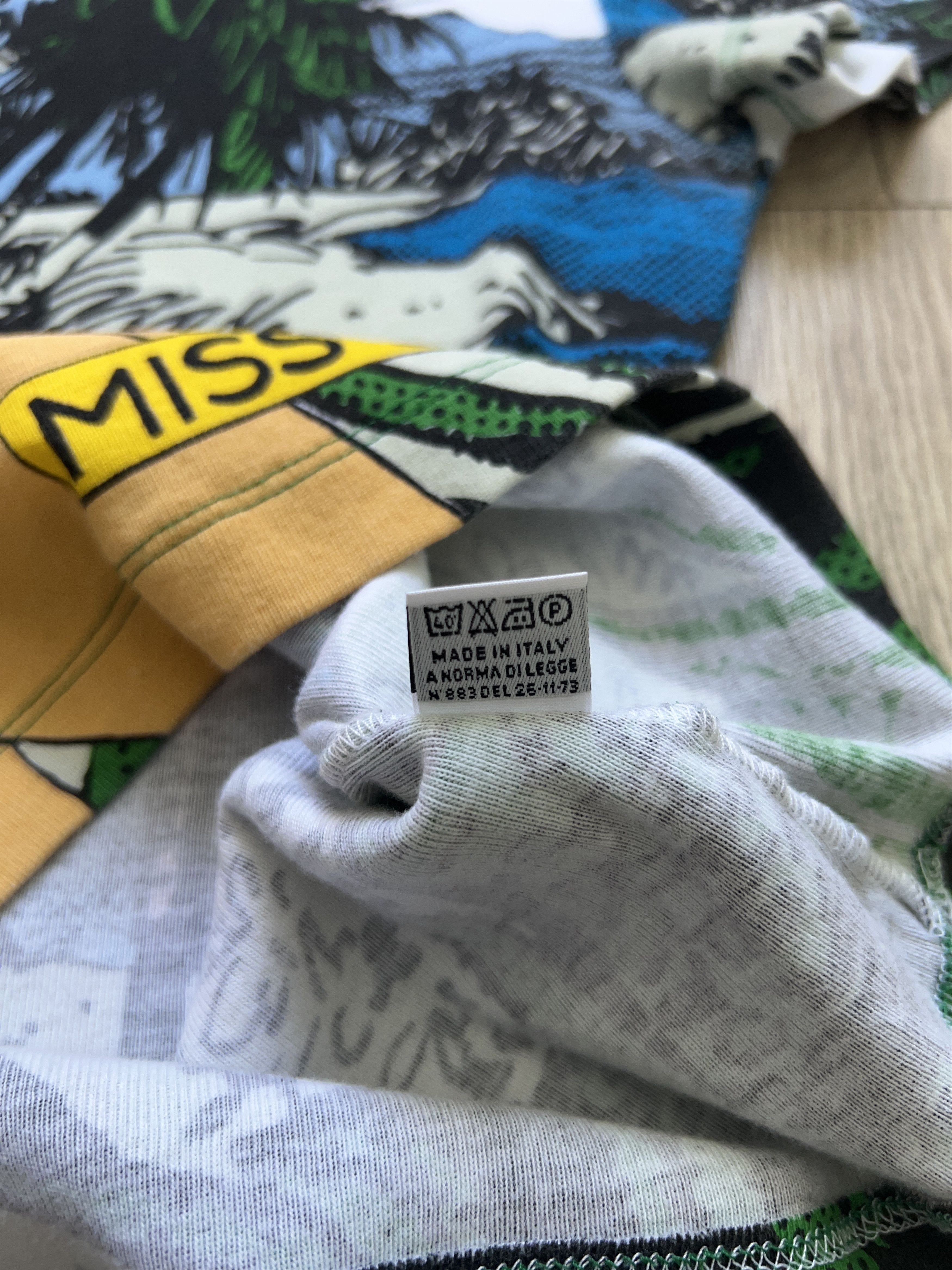 Designer × Miss Sixty × Vintage RARE 1990s All Over Print T Shirt Tee Graphic Girl Size M / US 6-8 / IT 42-44 - 5 Thumbnail