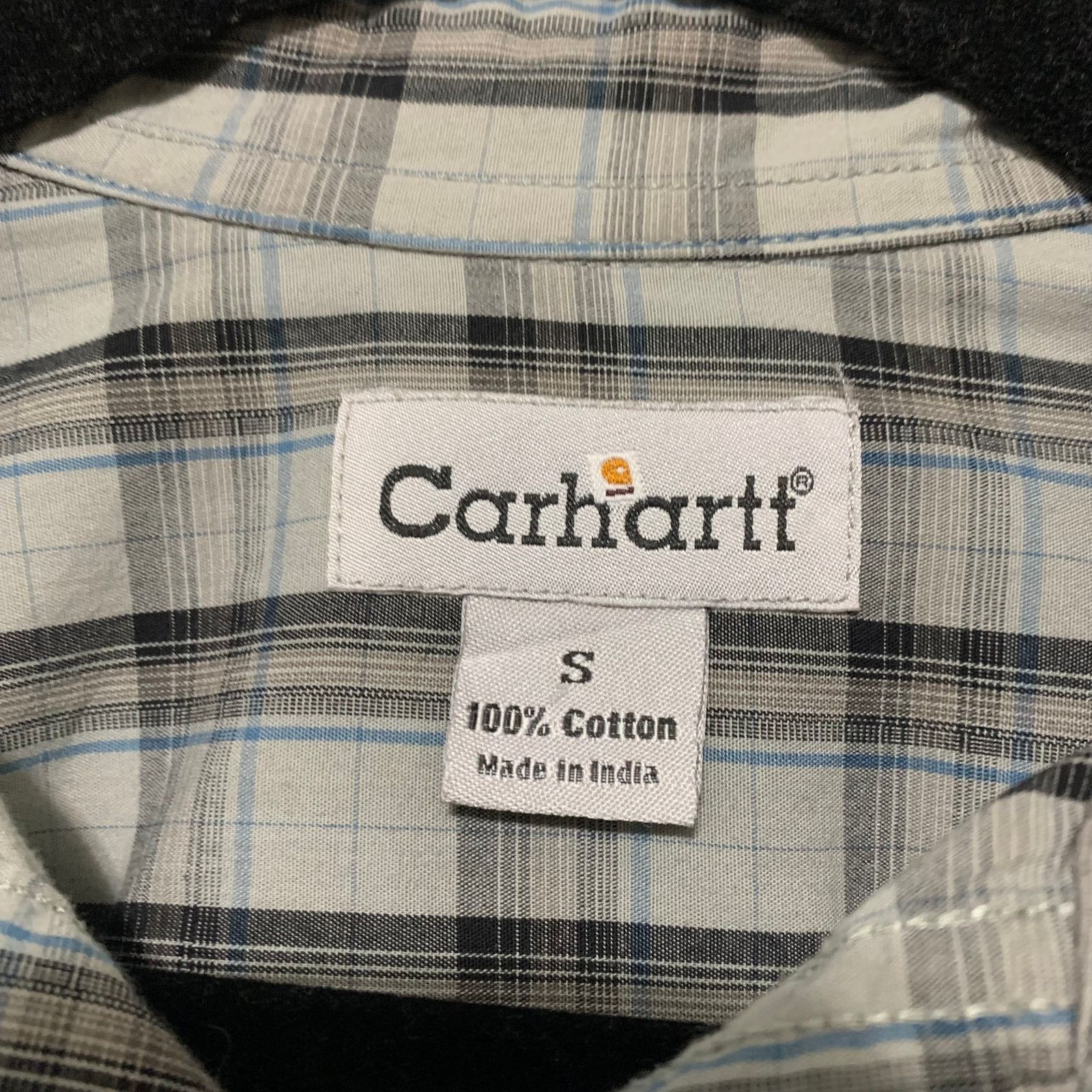 Carhartt Carhartt Plaid Gray Button Down Small Work Shirt Workwear Size US S / EU 44-46 / 1 - 9 Thumbnail