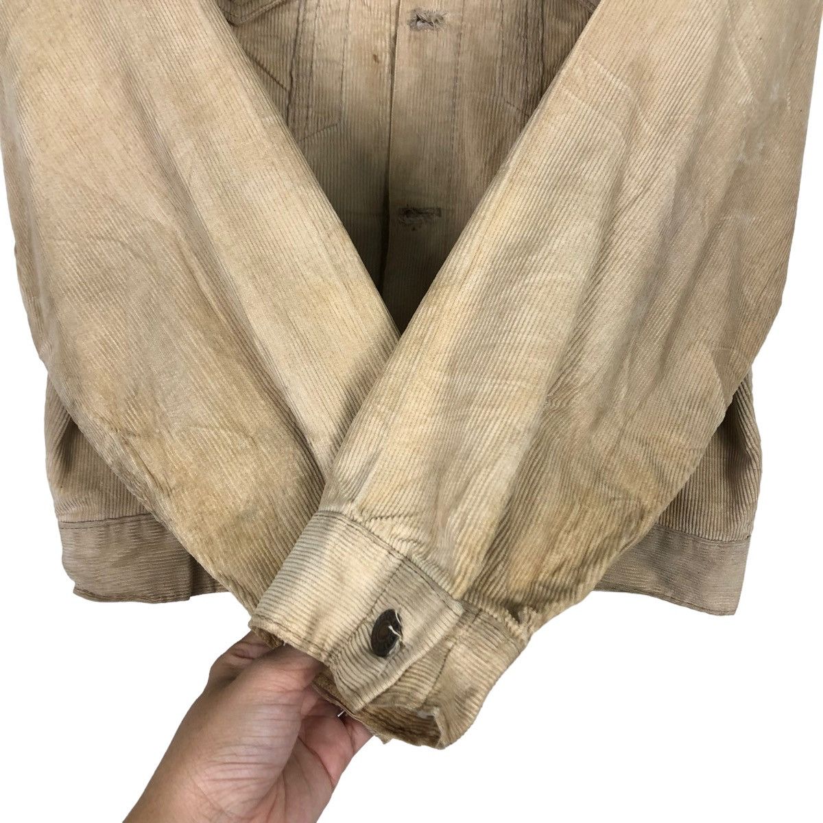 Levi's 🔥80’s Vintage Trucker Corduroy Jacket Levi’s Made in USA Size US S / EU 44-46 / 1 - 13 Thumbnail