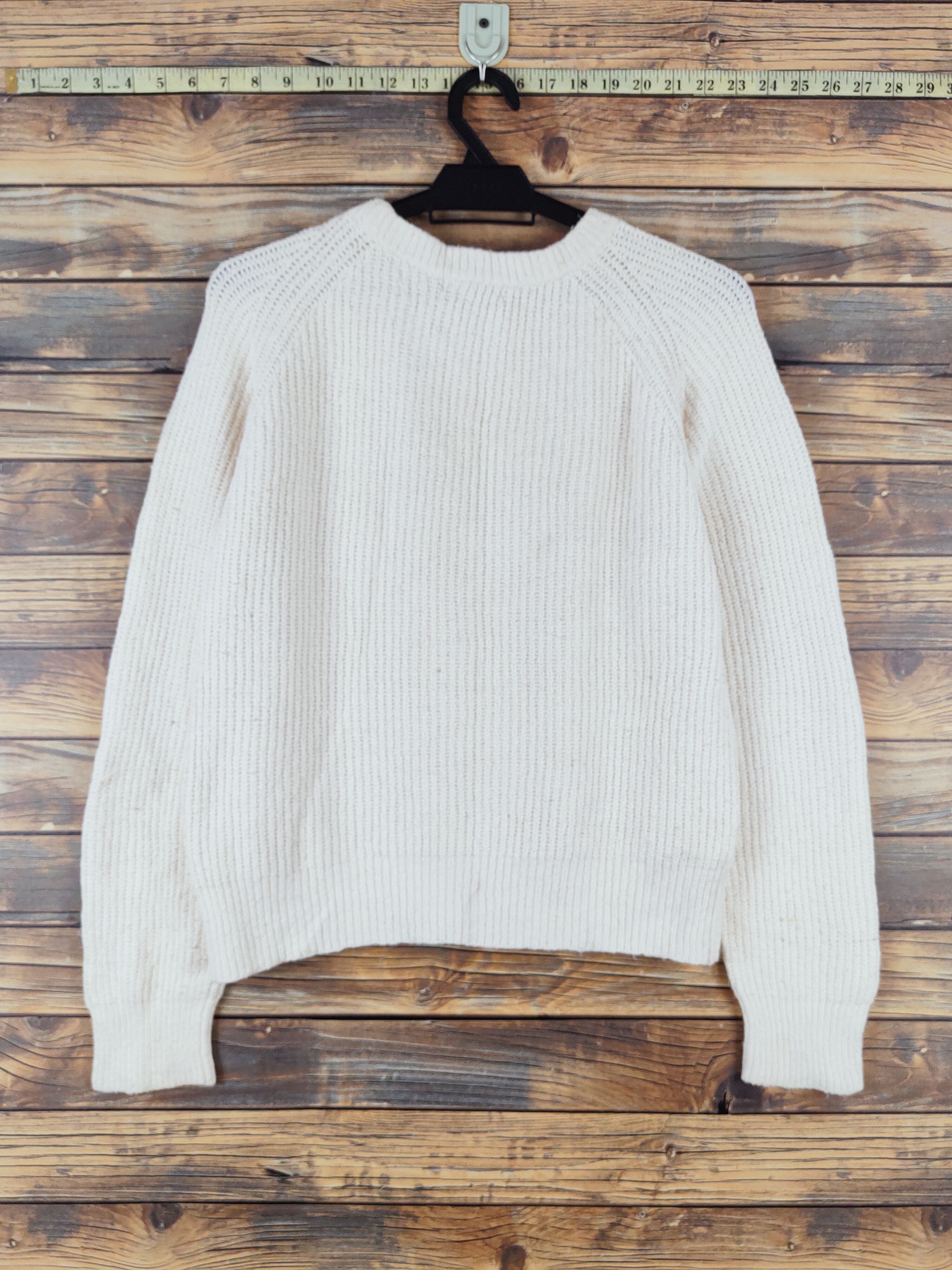 Aran Isles Knitwear × Japanese Brand × Vintage Afternoontea Cream Knitwear Sweatshirts #W987 Size M / US 6-8 / IT 42-44 - 7 Thumbnail