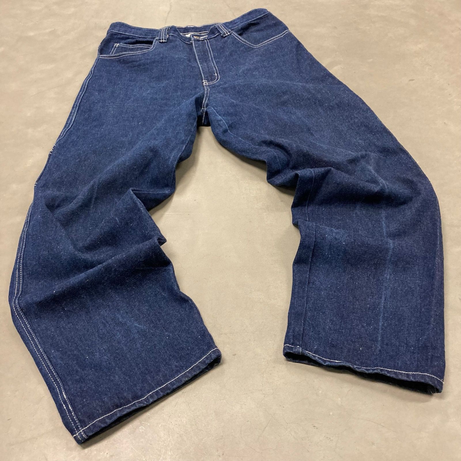 Vintage vintage baggy y2k carpenter jeans 34x31 Size US 34 / EU 50 - 1 Thumbnail