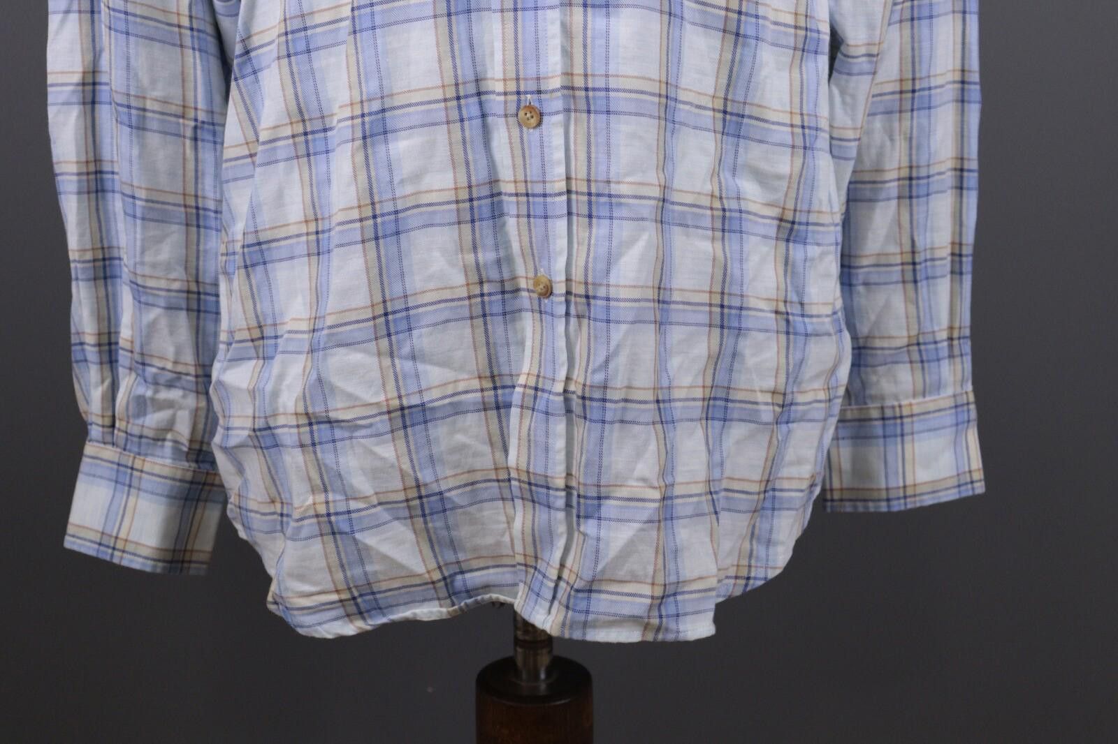 Barbour Barbour Regular Fit White Check Plaid Shirt Size M Size US M / EU 48-50 / 2 - 3 Thumbnail