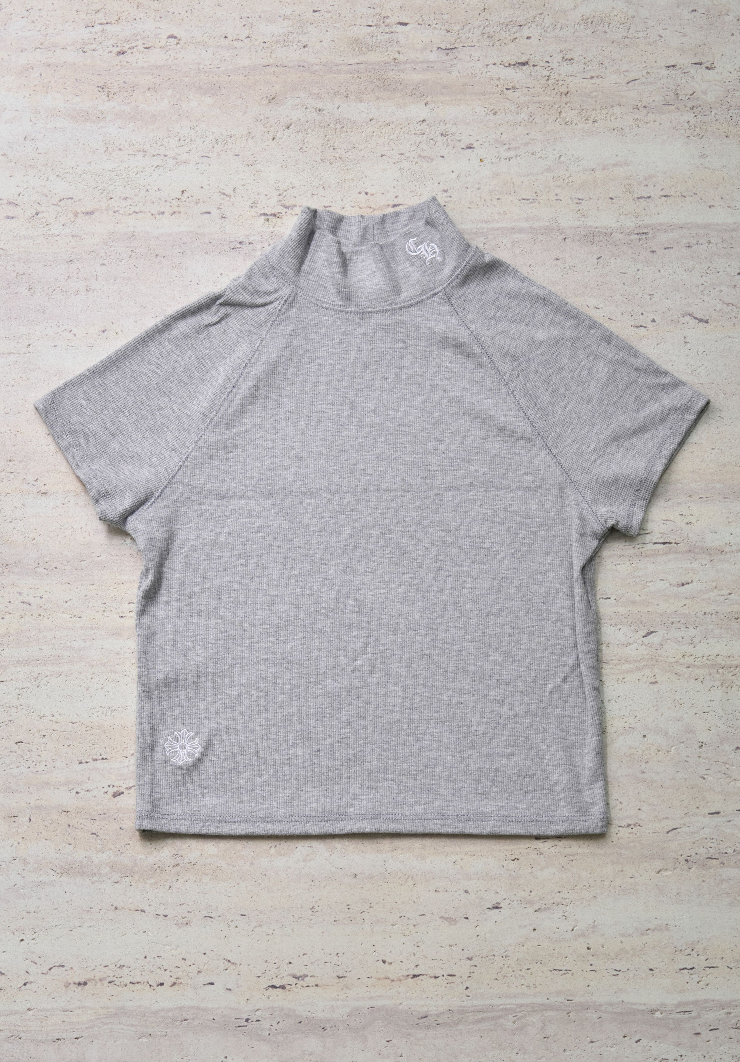 Chrome Hearts Chrome Hearts BAD SEED SS MOCK NECK grey Size S / US 4 / IT 40 - 1 Thumbnail