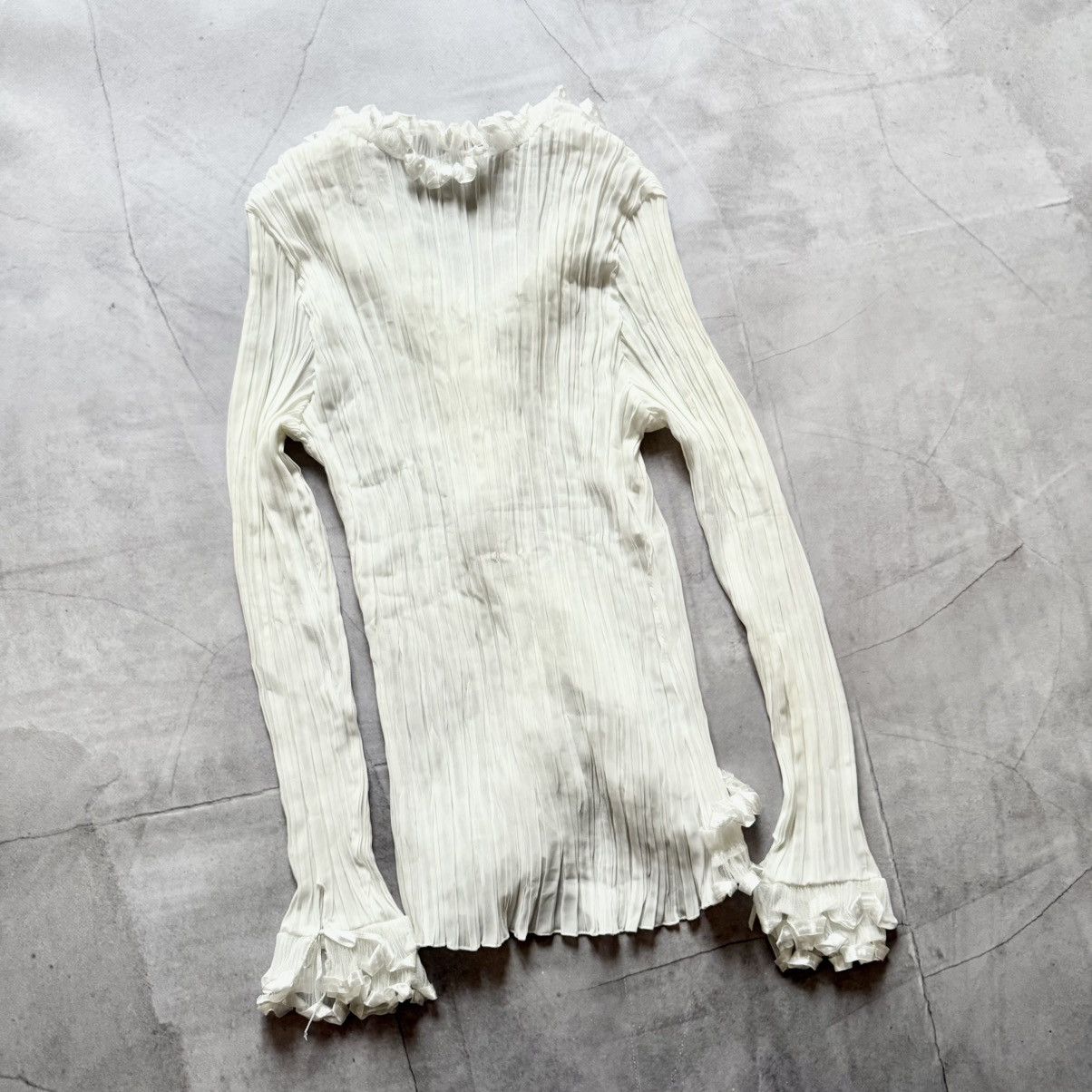 Hysteric Glamour × Undercover Sexy Office Siren Sweater Cardigan Ruffles Sarah Pacini Vibe Size M / US 6-8 / IT 42-44 - 7 Thumbnail