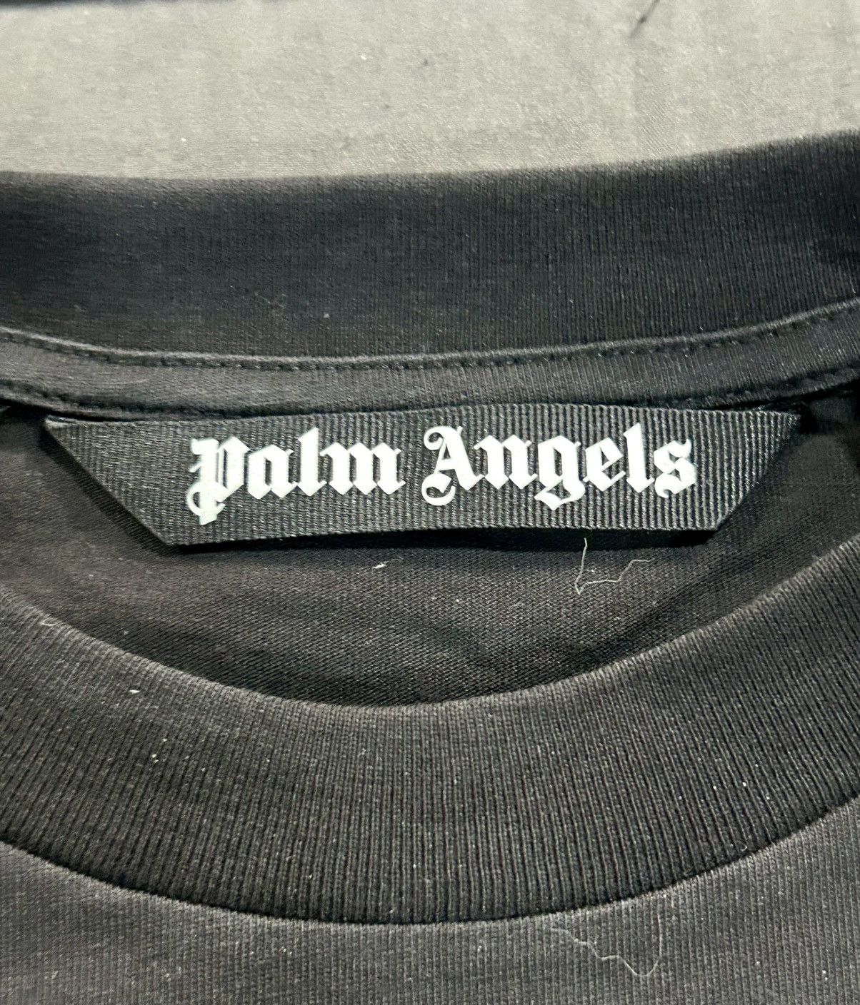 Palm Angels Palm Angels - Paris Monogram Spray Tee – Black Size “Medium” Size US M / EU 48-50 / 2 - 10 Thumbnail