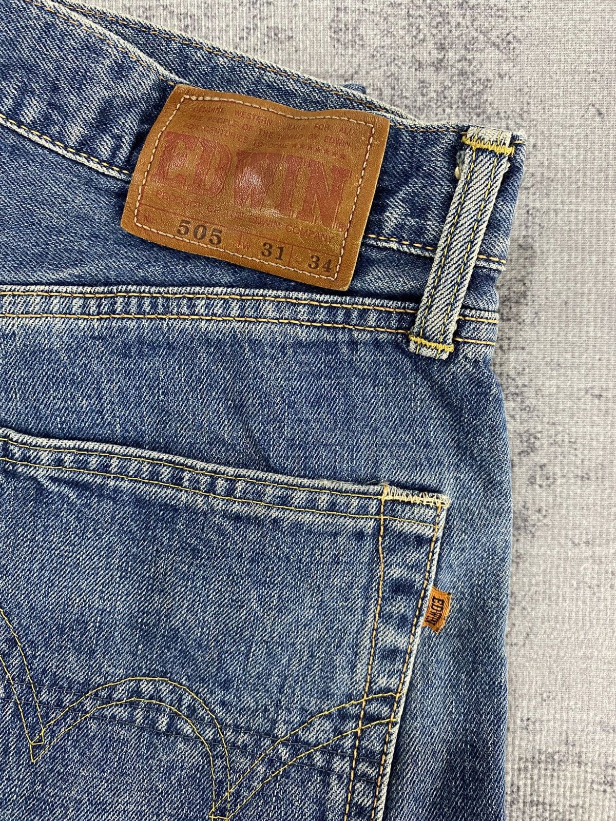 Edwin vintage edwin 505 selvedge japan denim Size US 30 / EU 46 - 4 Thumbnail
