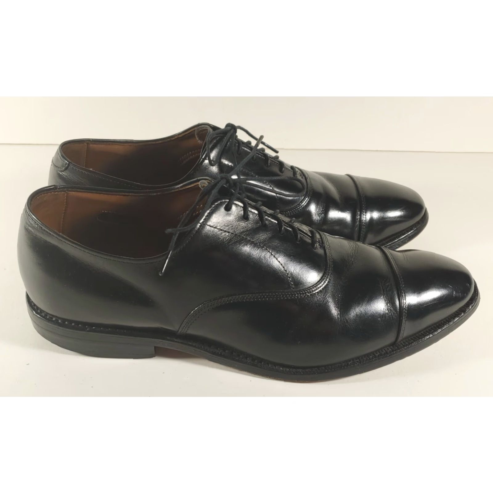 Allen Edmonds Allen Edmonds Park Avenue Black Leather Captoe Oxford Mens 9 B Dress Shoes Men Black Oxford Captoe Park Avenue Leather Mens 9 B Size US M / EU 48-50 / 2 - 5 Thumbnail