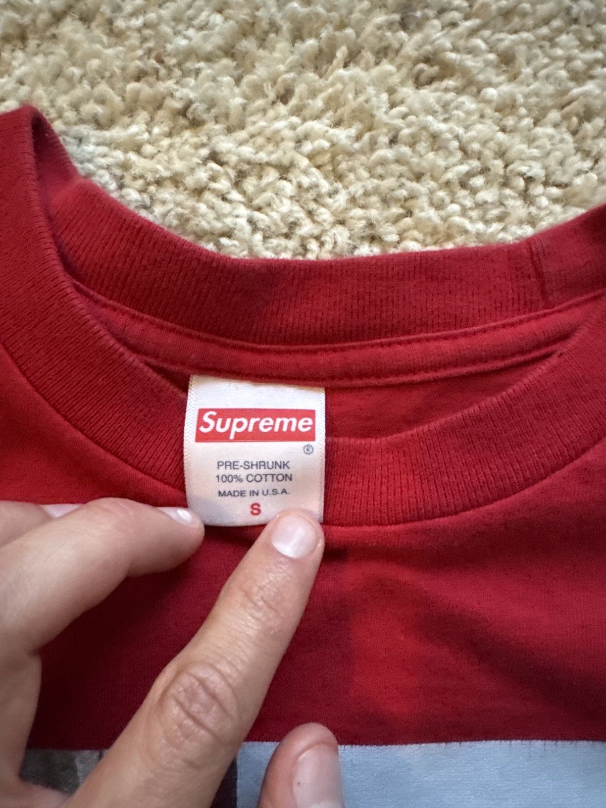 Supreme Supreme banner tee Size US S / EU 44-46 / 1 - 3 Thumbnail