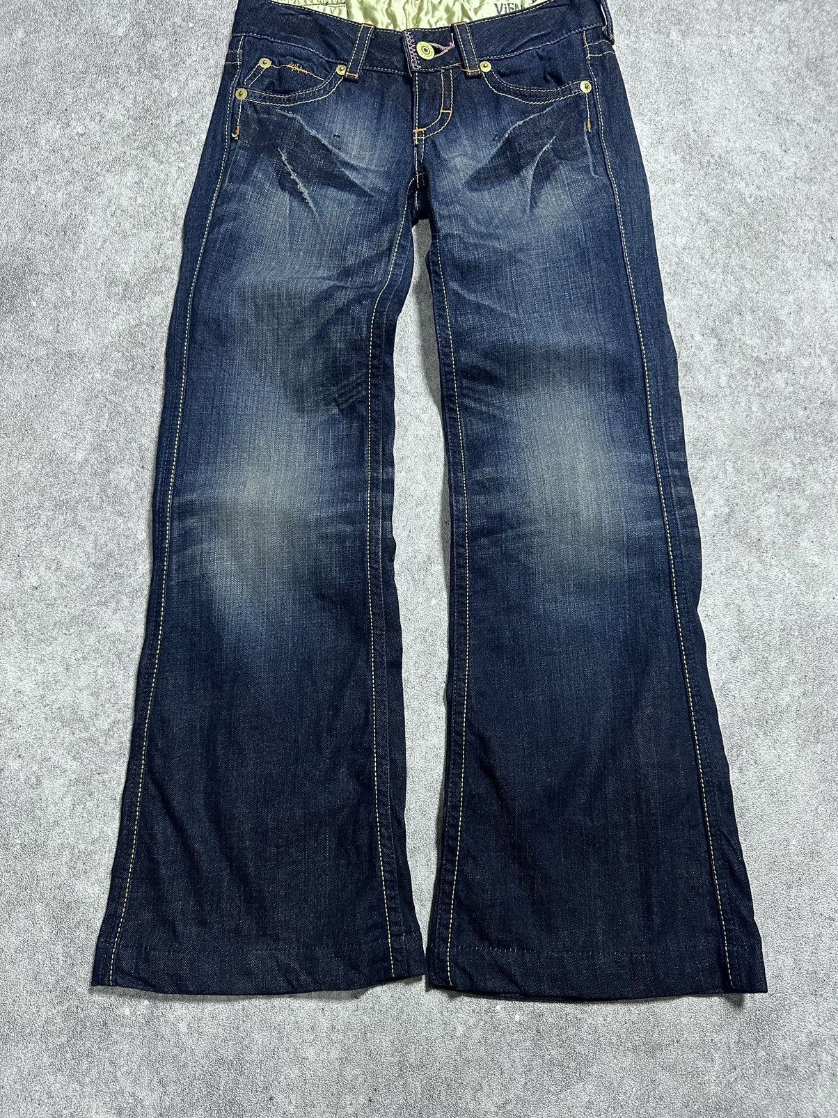 Japanese Brand Something By Edwin Flared Jeans Size US 28 / EU 44 - 3 Thumbnail
