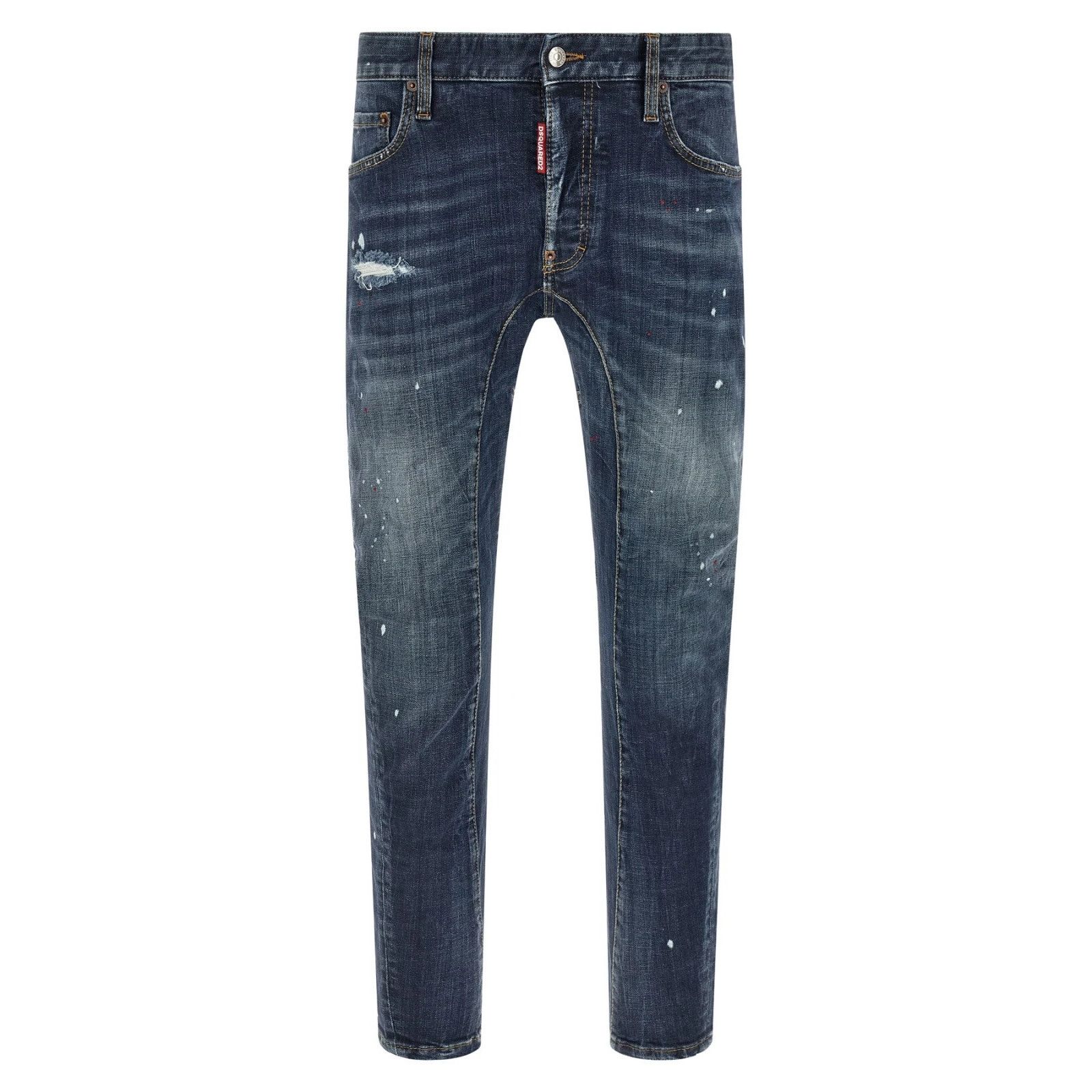 Dsquared2 DSQUARED2 Tidy Biker Blue Denim Jeans New & Authentic (Men's Size US 38 / EU 54 - 1 Thumbnail