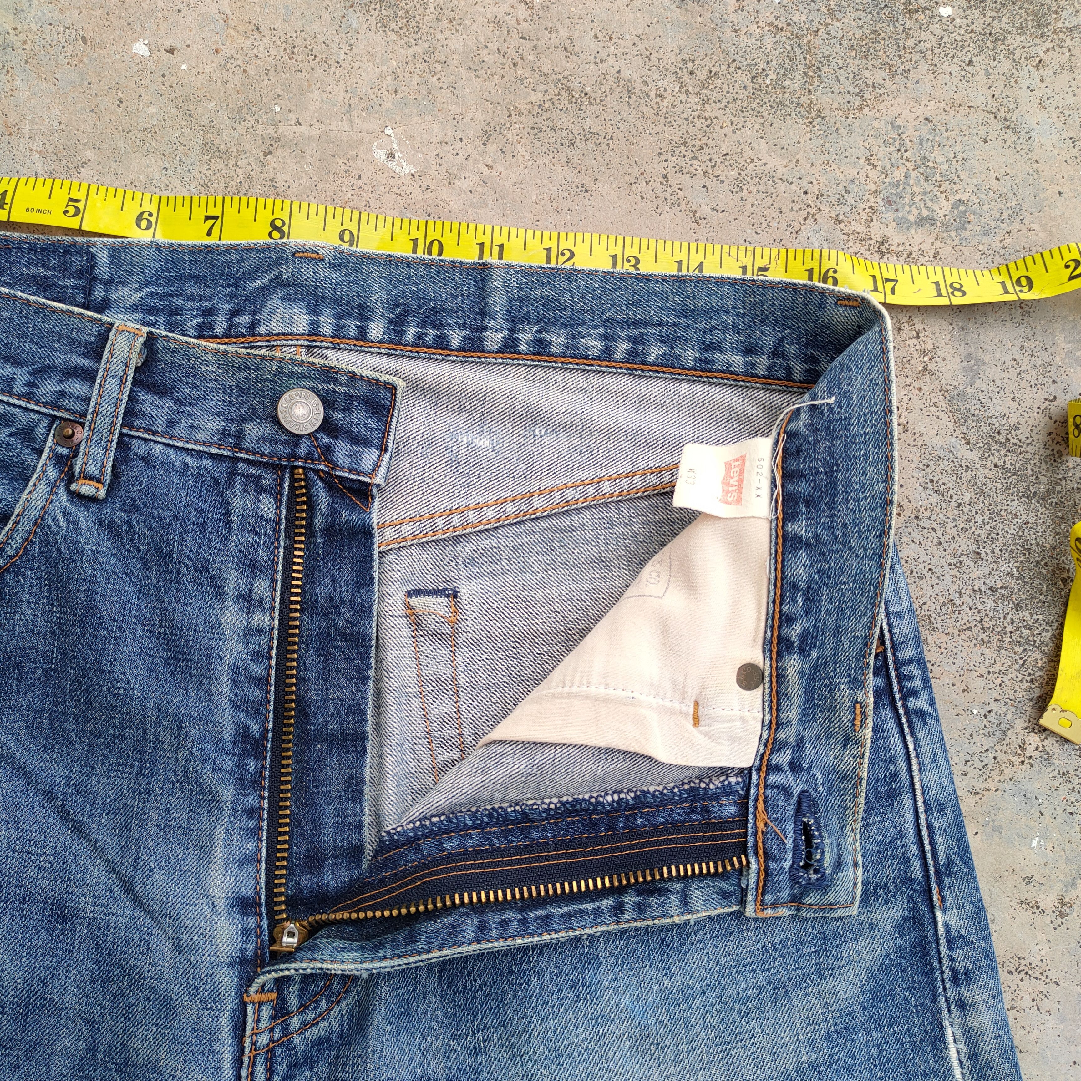 Levi's Vintage Clothing VINTAGE LEVI'S 502 BIG E SELVEDGE RIPPED FADED DENIM PANTS Size US 32 / EU 48 - 8 Thumbnail