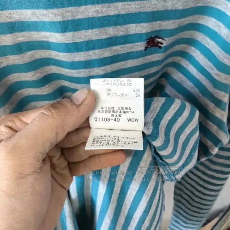 Burberry Burberry Striped Long Sleeve T-Shirt for Men. Size US M / EU 48-50 / 2 - 6 Thumbnail