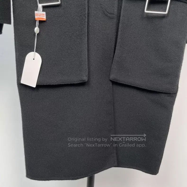 Hermes Hermes Black Cashmere Coat Size XXS / US 00 / IT 34 - 4 Thumbnail