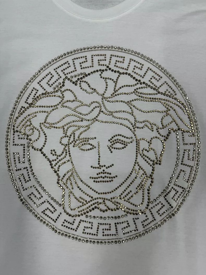 Versace Versace Full diamond Medusa T-shirt Size US M / EU 48-50 / 2 - 4 Thumbnail