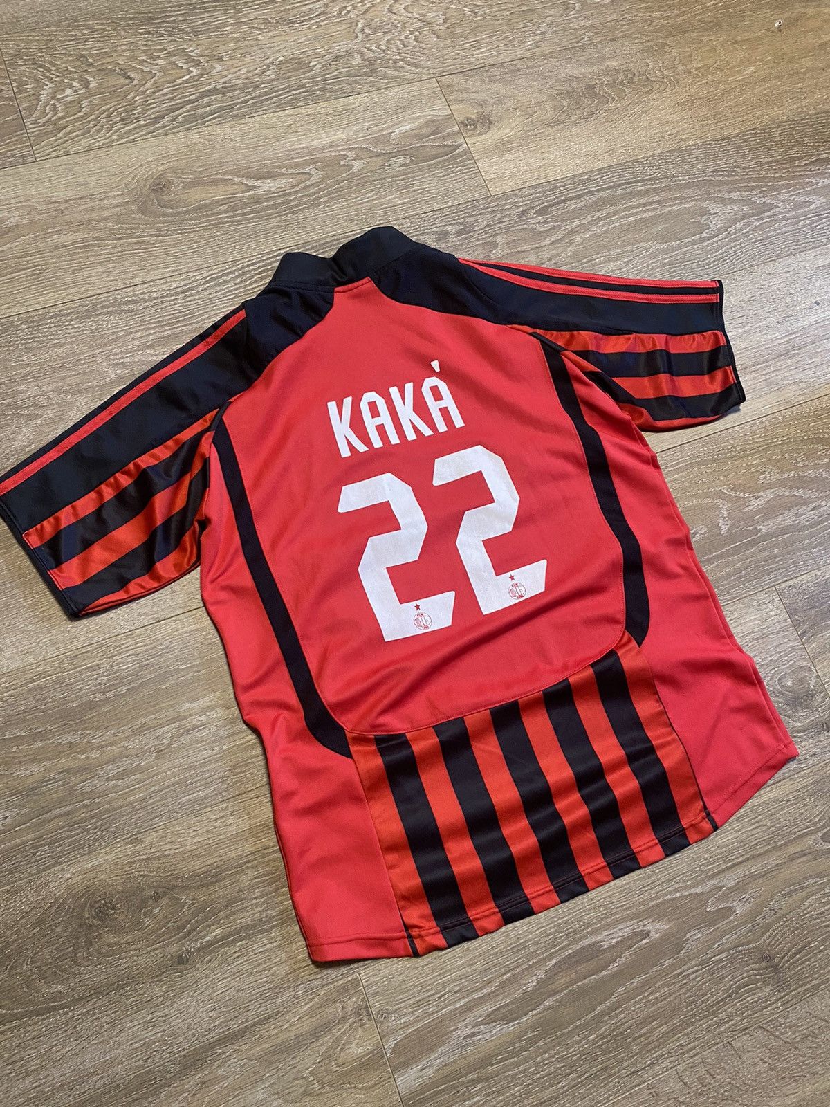 Vintage Vintage 2007-2008 AC Milan KAKA Home Soccer Football Jersey Size US XL / EU 56 / 4 - 8 Thumbnail