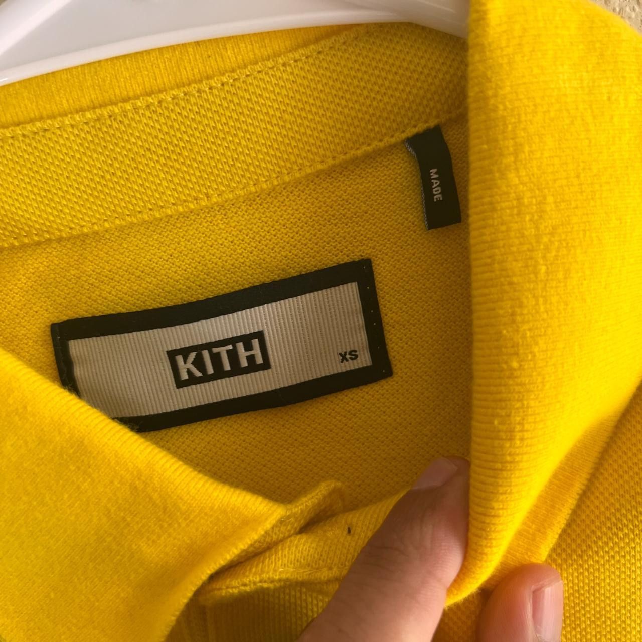 Kith Kith Logo Yellow Polo XS Size US XS / EU 42 / 0 - 2 Thumbnail