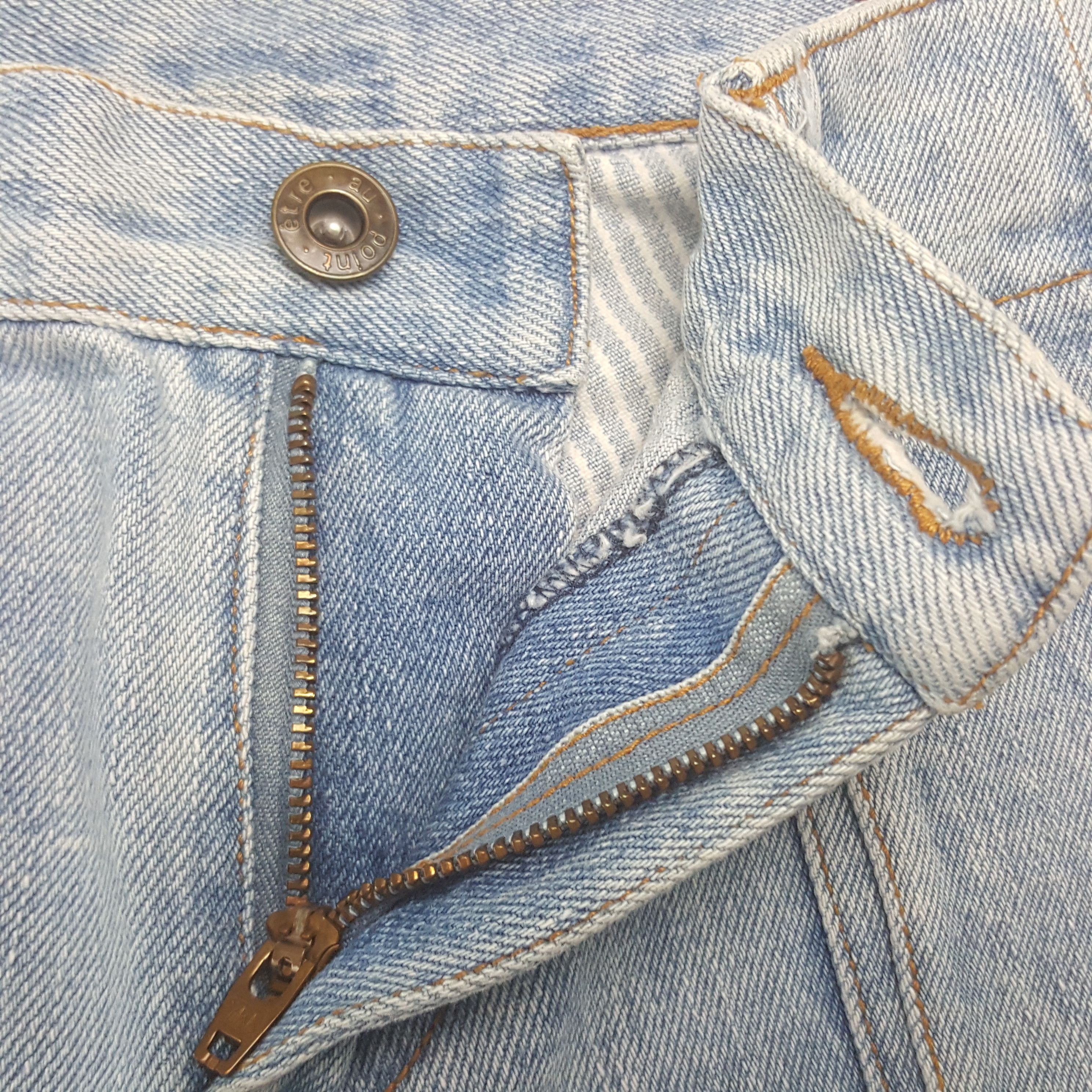 Japanese Brand Vintage Point Rare Style Japanese Denim Jeans RR30 Size 29" - 7 Thumbnail