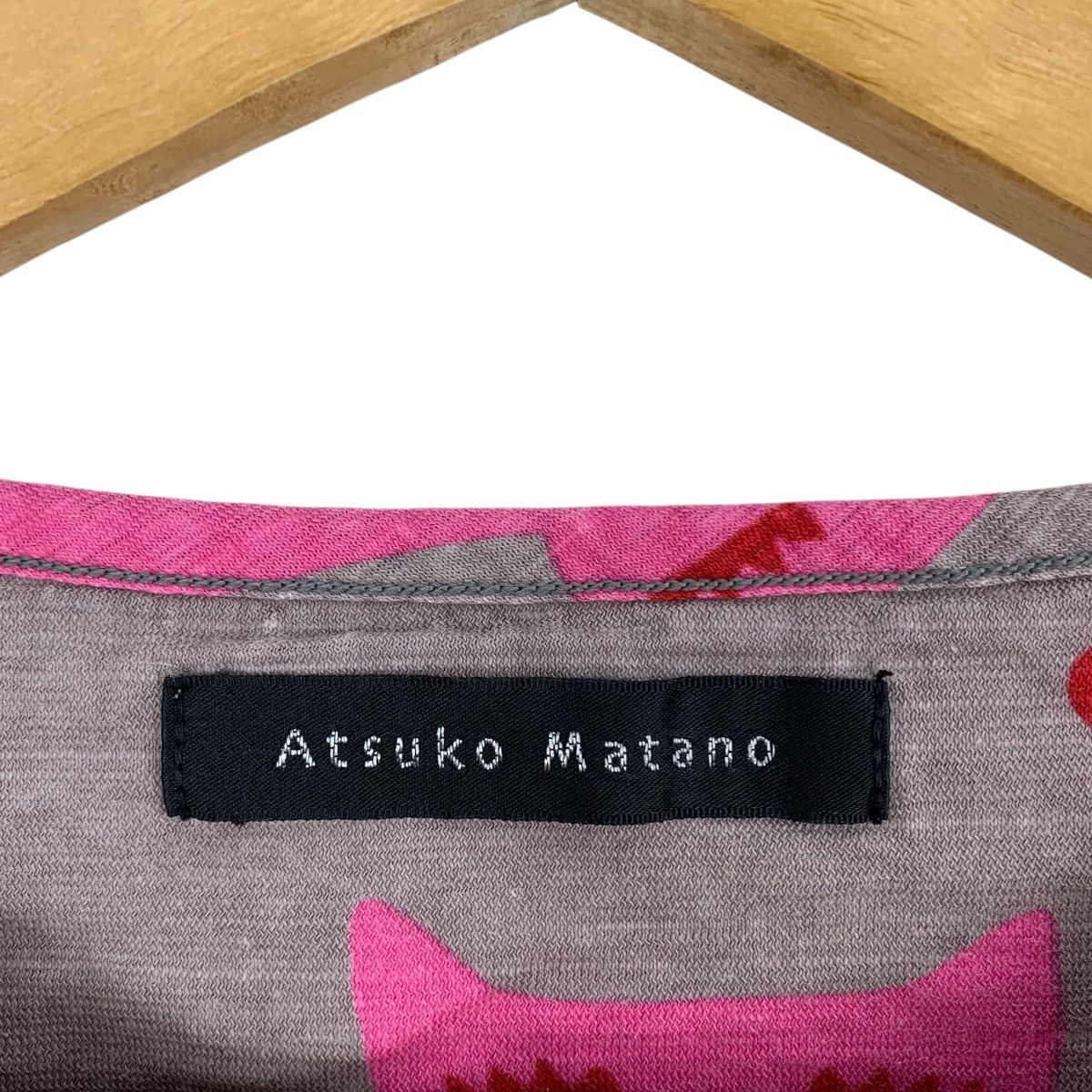 Japanese Brand ATSUKO MATANO Cats Overprint Japanese Brand Oversize Tshirt Size US L / EU 52-54 / 3 - 5 Thumbnail