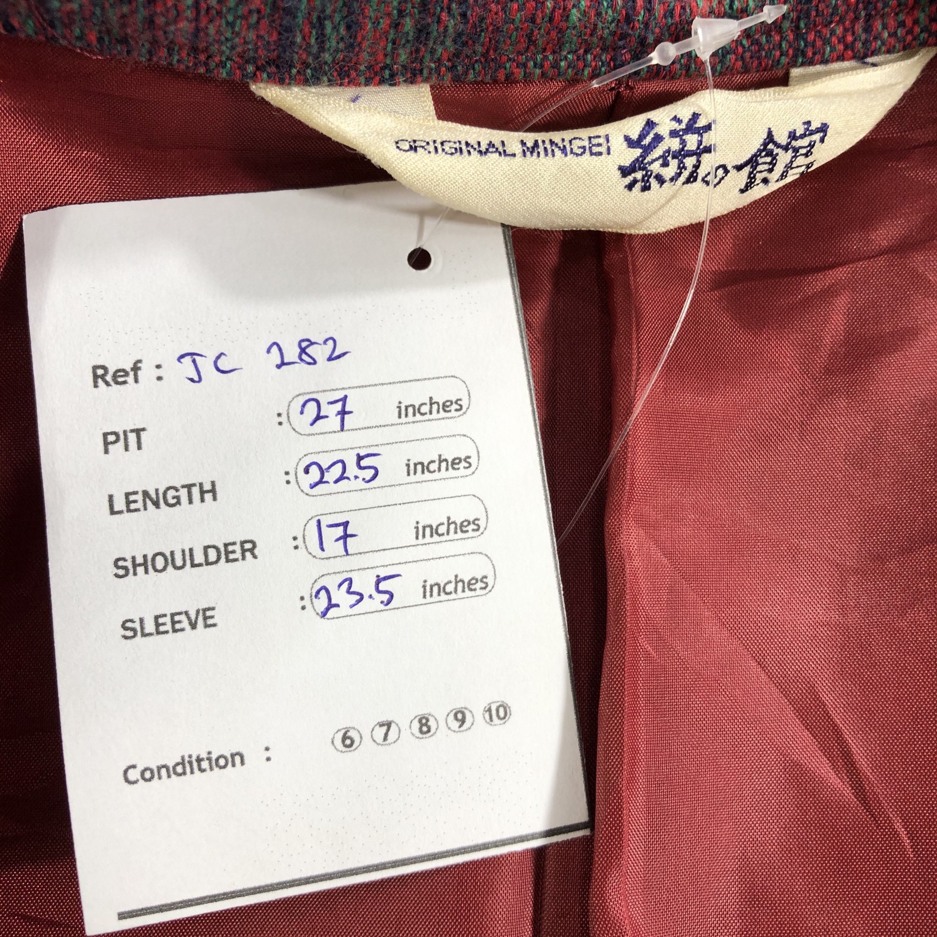 Japanese Brand Vintage Japanese Brand Patchwork Jacket JC282 Size US L / EU 52-54 / 3 - 7 Thumbnail