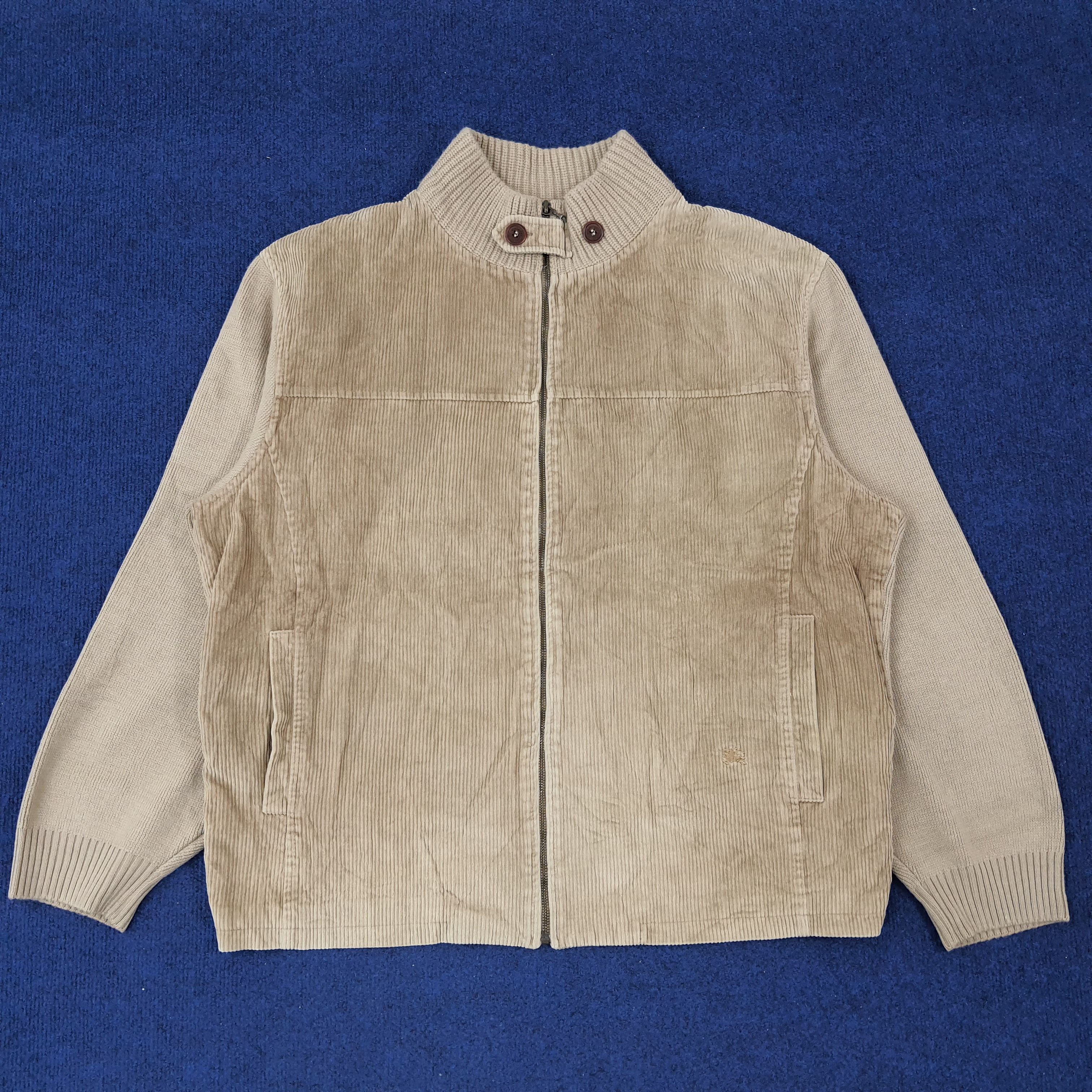 Burberry × Vintage Vintage Burberry London Nova Check Knitted Jacket Size US XL / EU 56 / 4 - 3 Thumbnail
