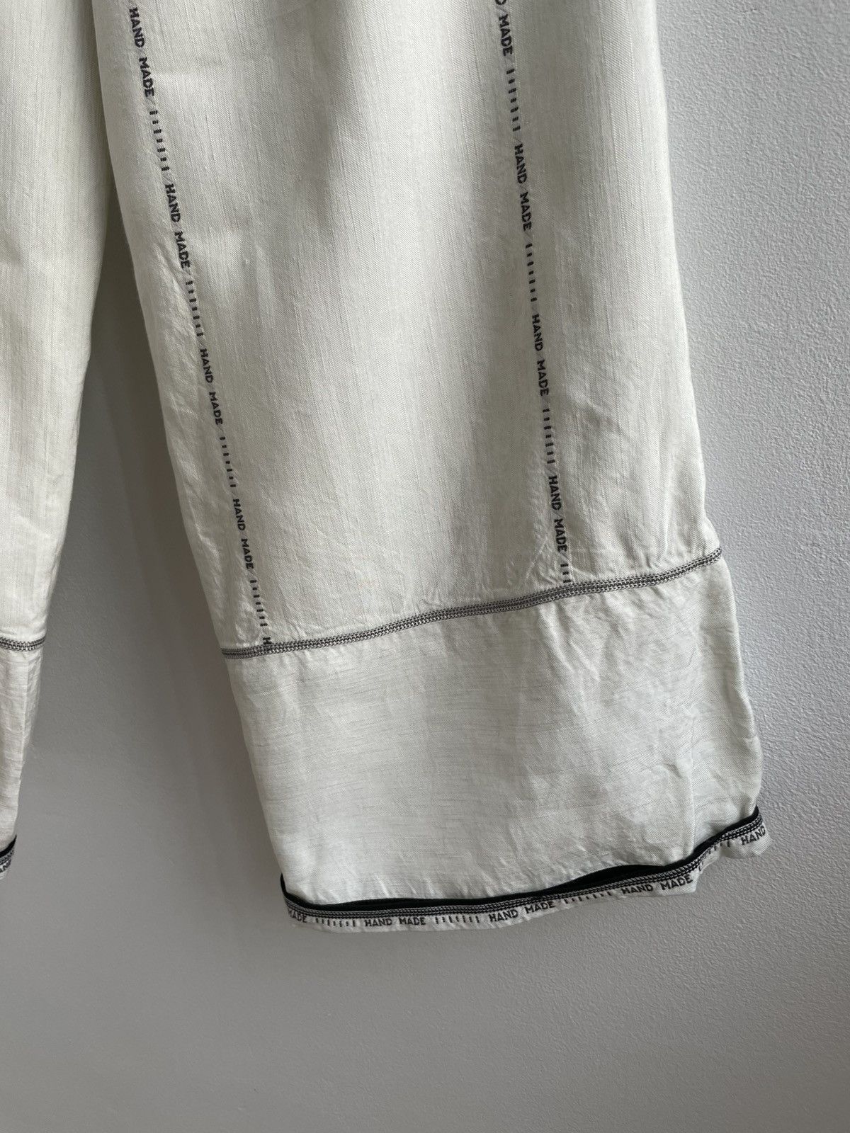 Annette Gortz × Designer × Vintage Anette Gortz Germany Linen Viscose Classic Pants Free Fit Size 36" / US 14 / IT 50 - 21 Thumbnail