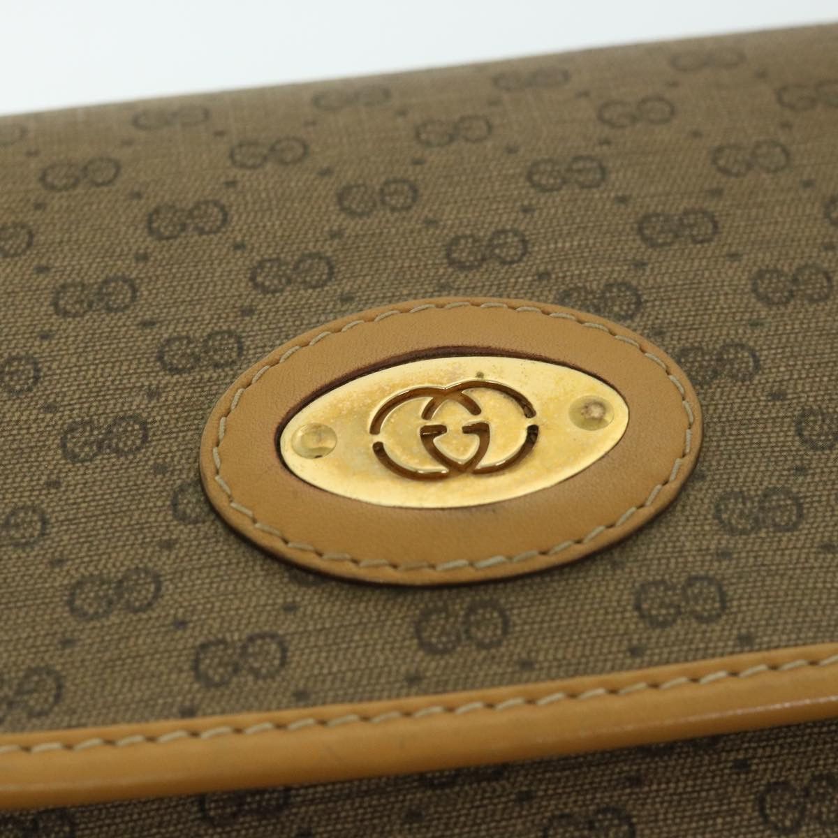 Gucci GUCCI Micro GG Canvas Shoulder Bag Pvc Leather Beige 007 92 Size ONE SIZE - 14 Thumbnail