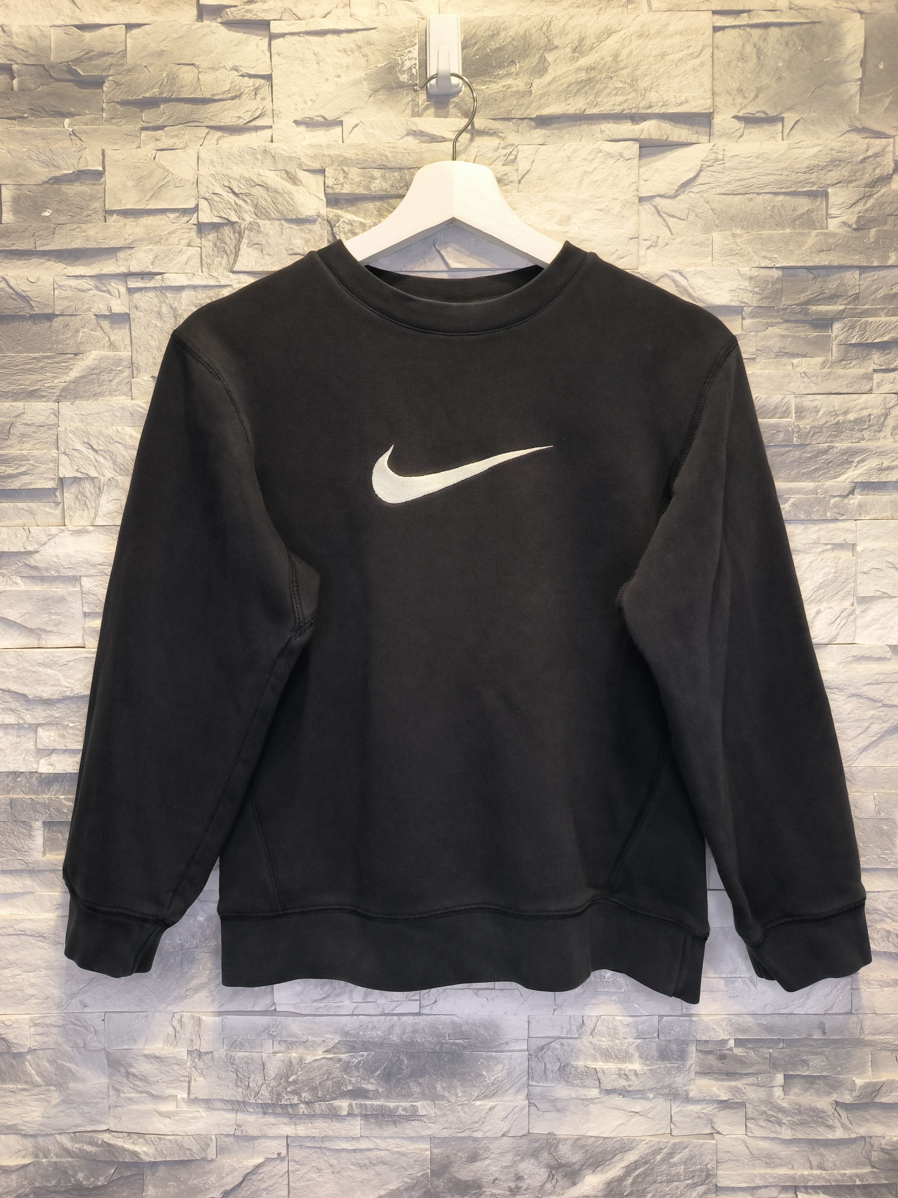 Nike × Vintage Vintage Nike Center Swoosh Logo 00s Sweatshirt Size US XXS / EU 40 - 1 Thumbnail