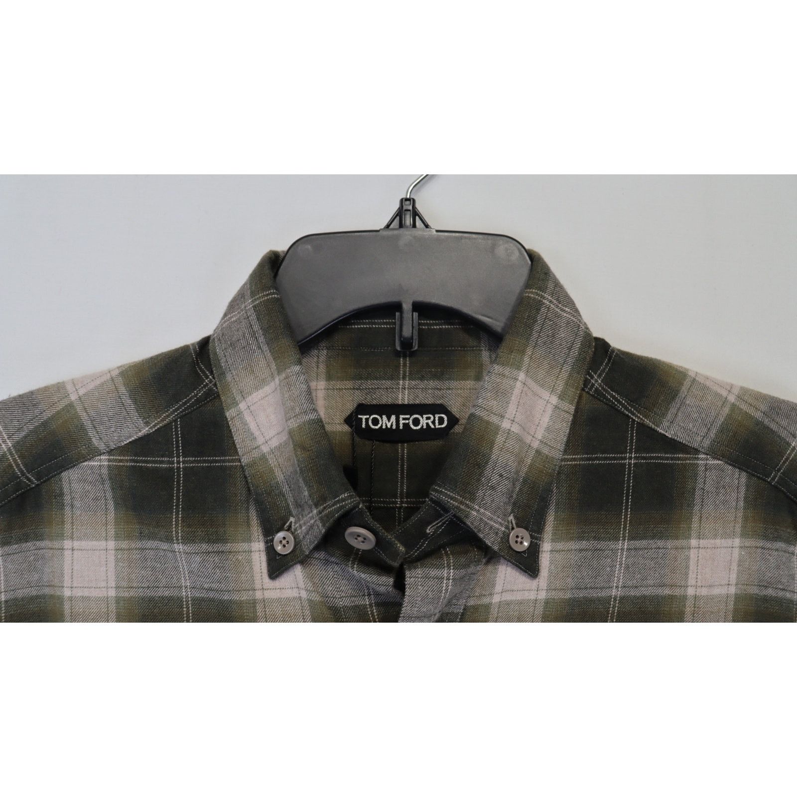 Tom Ford o1rshd1 Checked Button Up Shirt in Multicolor Size US S / EU 44-46 / 1 - 6 Thumbnail