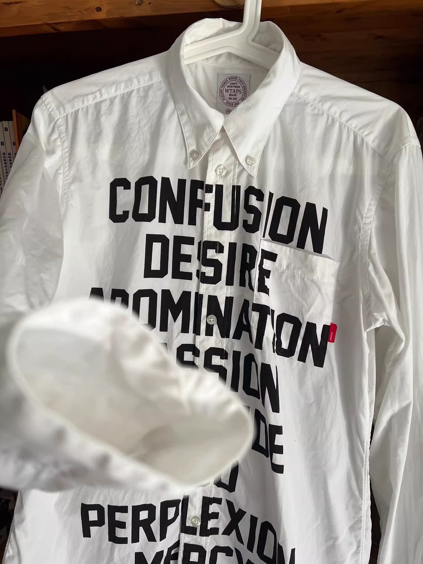 Wtaps WTAPS 15AW White Letter Shirt Size US S / EU 44-46 / 1 - 3 Thumbnail