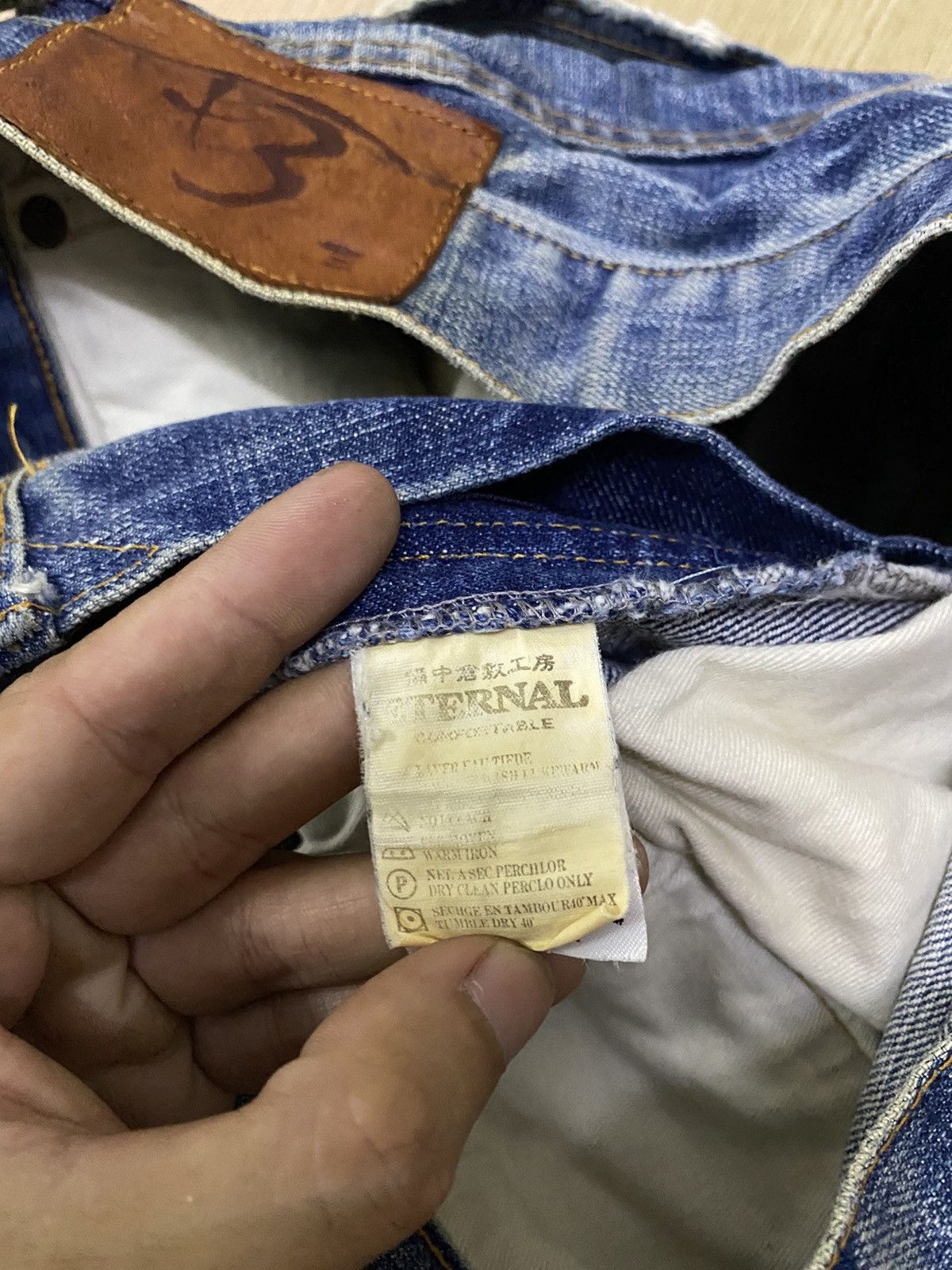 Eternal × Japanese Brand Eternal Japan distressed denime Size US 34 / EU 50 - 10 Thumbnail