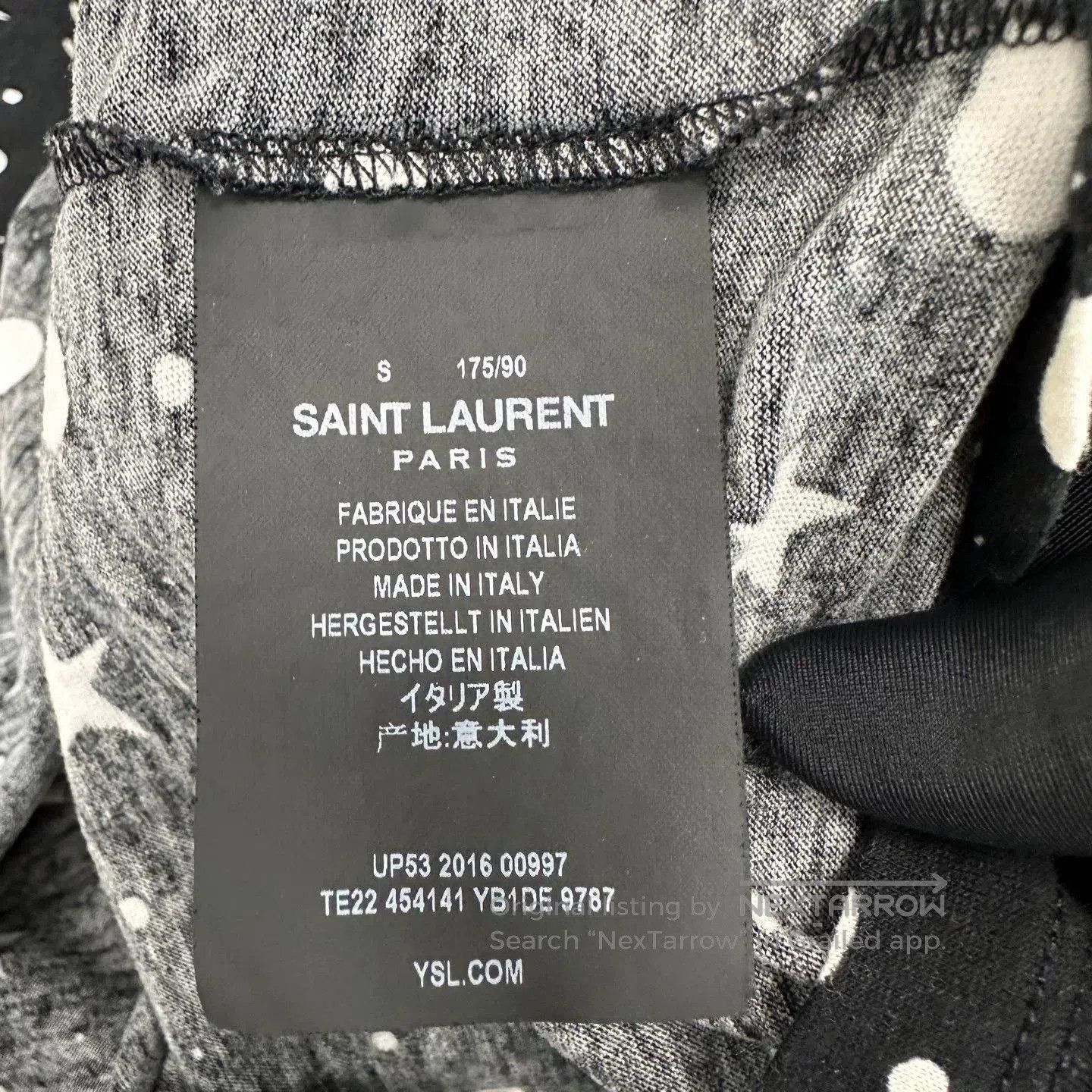 Saint Laurent Paris Saint Laurent SLP Show Graphic Print T-Shirt S. Size US S / EU 44-46 / 1 - 4 Thumbnail
