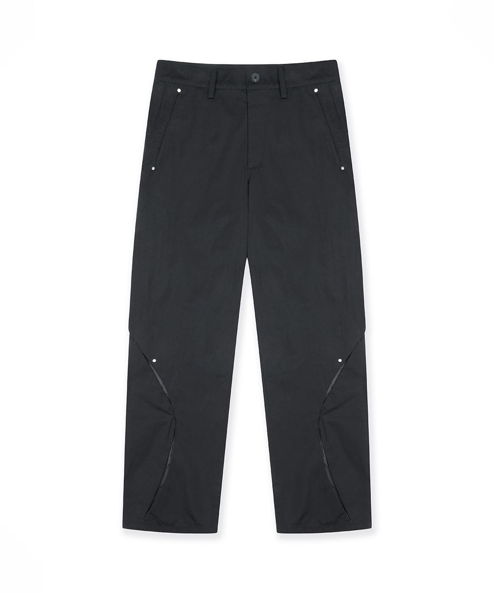 GRAILZ Grailz CIRCLE SLIT TROUSER [BLACK] size 3 Size US 33 - 1 Thumbnail
