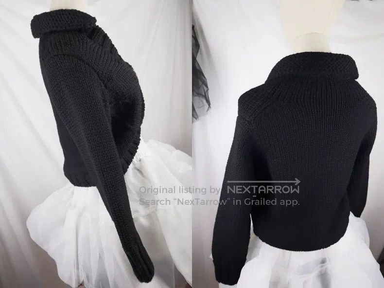 Comme des Garcons Comme des Garcons size F Pins Short Shawl Cardigan Knit Op Size XS / US 0-2 / IT 36-38 - 3 Thumbnail
