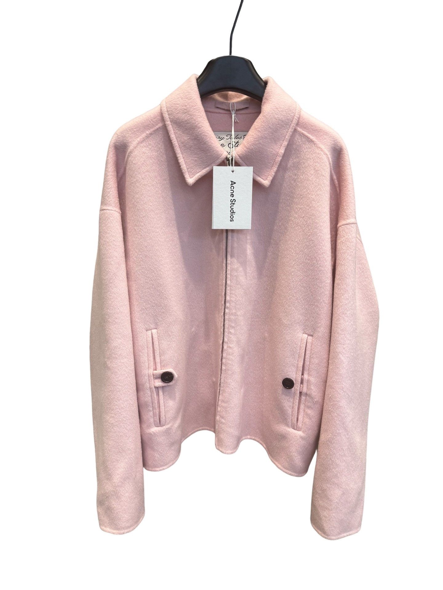 Acne Studios Acne Studios Pink Wool Jacket Size S Size US S / EU 44-46 / 1 - 1 Thumbnail