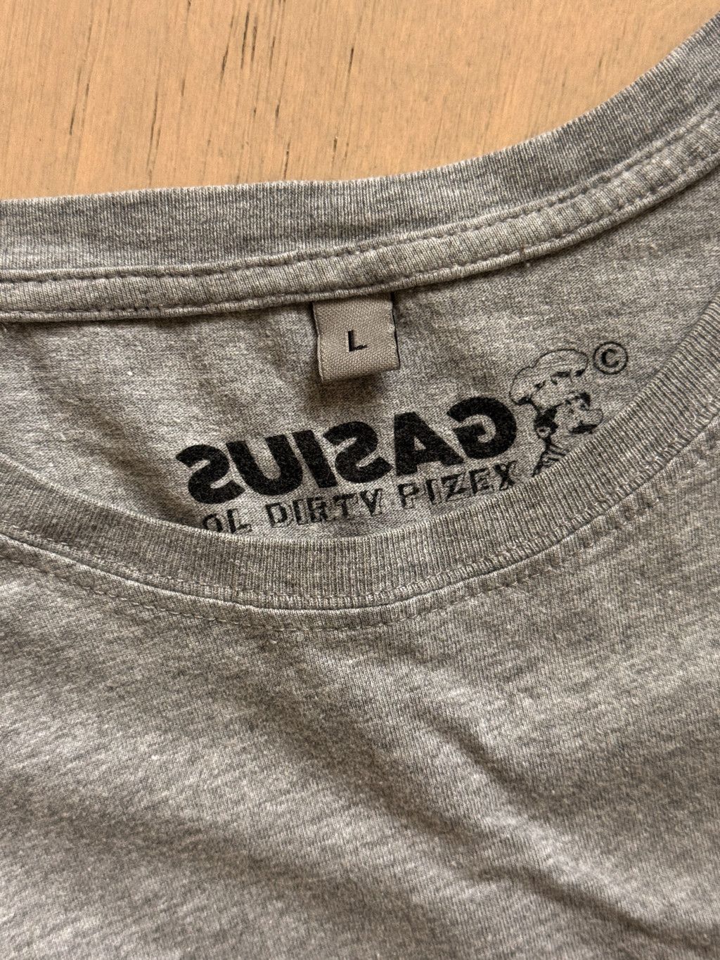 Other GASIUSS Heather Grey Pizza T-Shirt Size US L / EU 52-54 / 3 - 4 Thumbnail