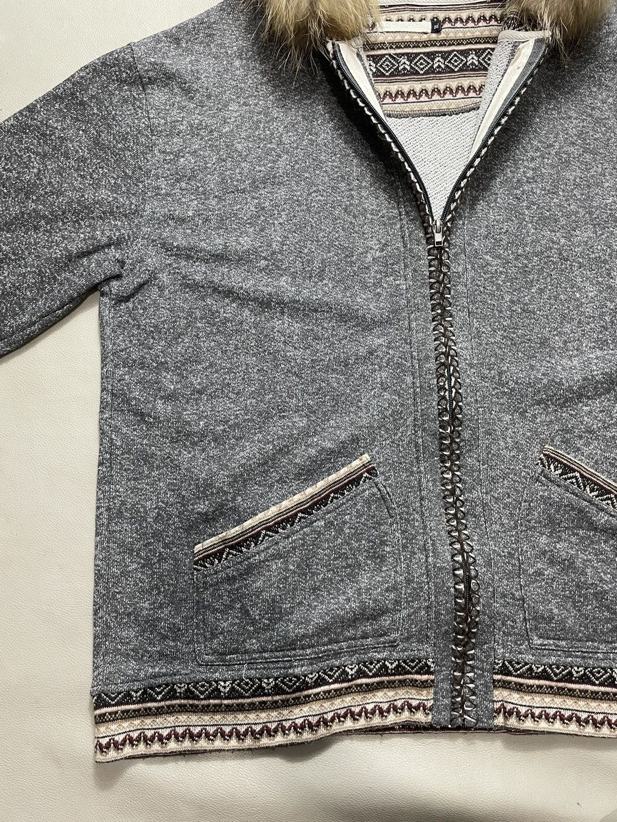 If Six Was Nine Japan Navajo zip Fur hoodie Lgb ifsix style Size US XL / EU 56 / 4 - 3 Thumbnail