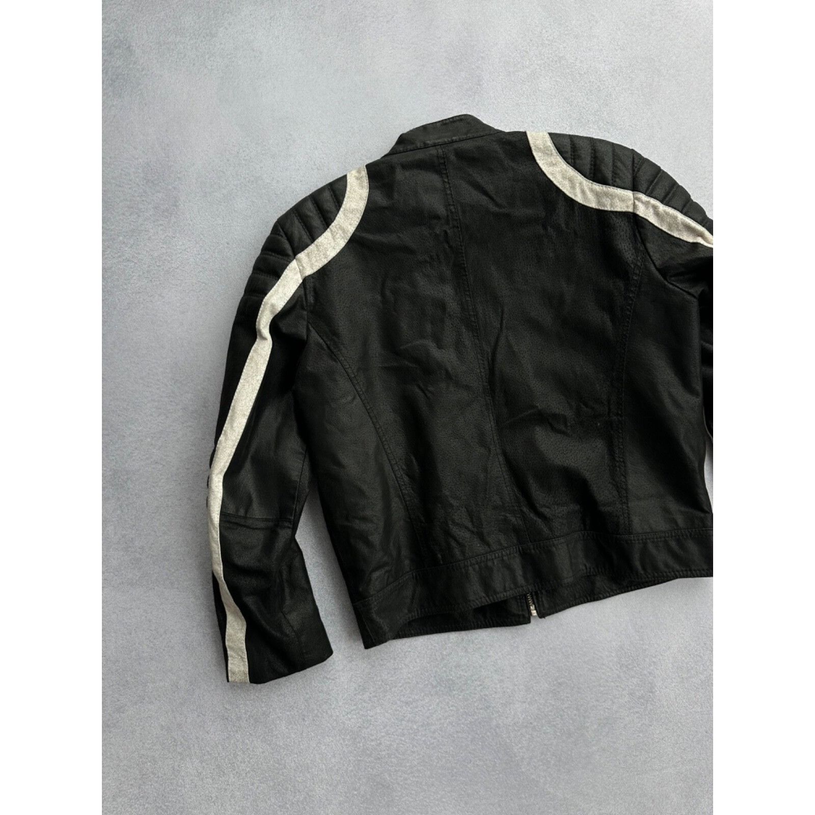 Vintage VTG Snap Shot Moto Leather Jacket Size US S / EU 44-46 / 1 - 7 Thumbnail