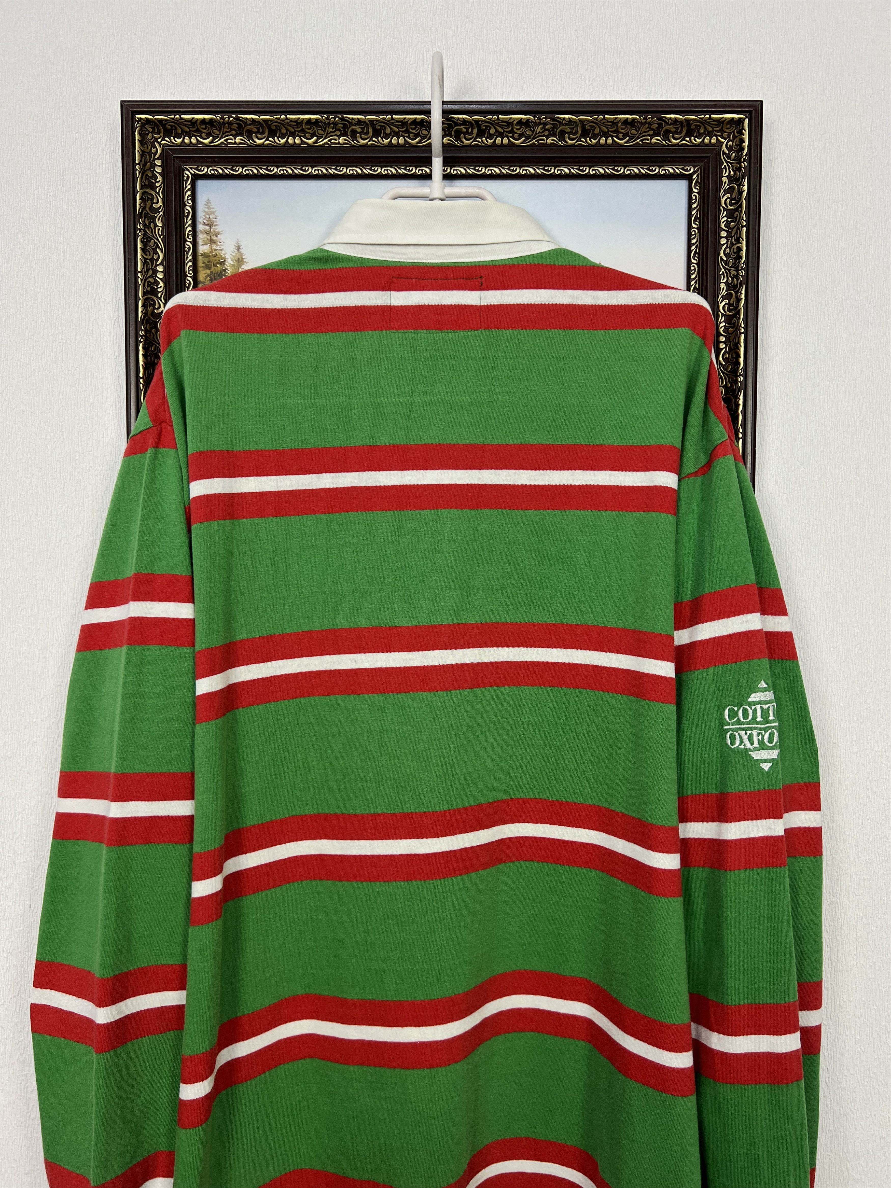 Vintage Vintage 90's Cotton Oxford Ebbw Vale Rugby Jersey Size US XXL / EU 58 / 5 - 10 Thumbnail